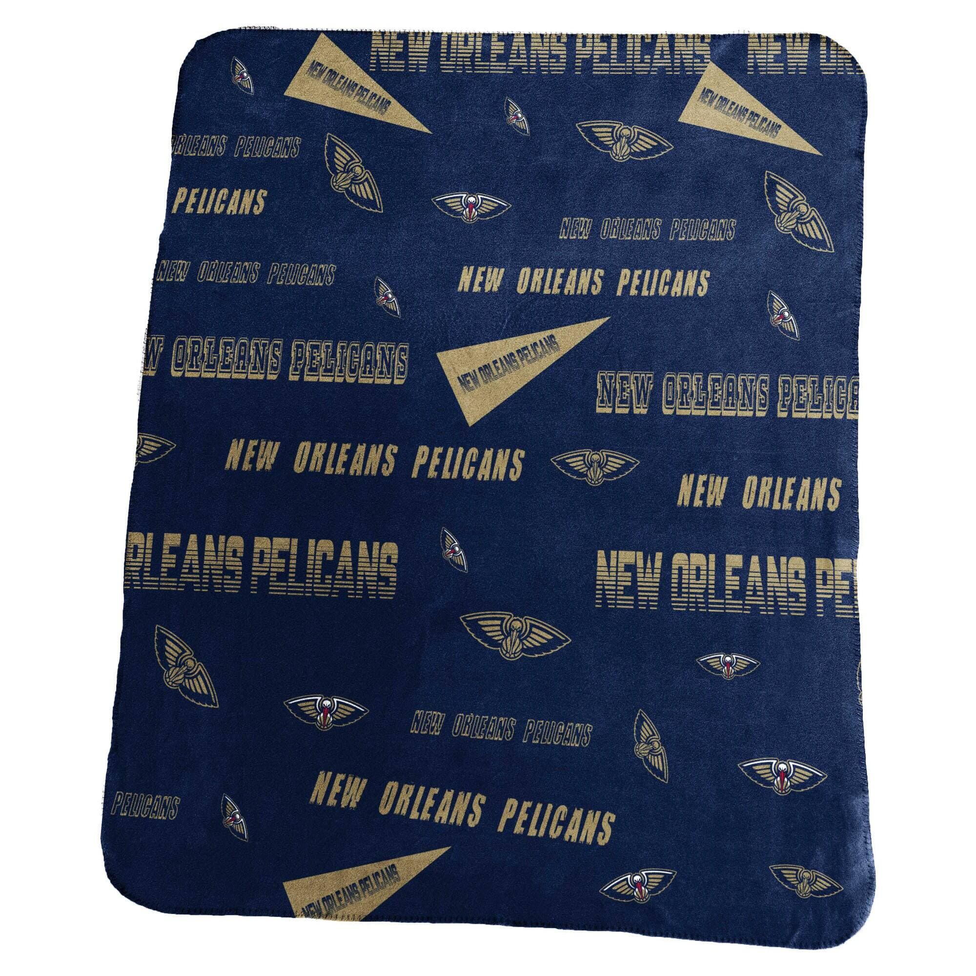 Logo Brands - New Orleans Pelicans 50" x 60" Classic Fleece Blanket - Multicolor