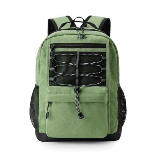 Stamp n Camp - 10l Small Size Casual Backpack For Ages 3-9 Mini Waterproof Outdoor Sport Travel Hiking Camping Daypack (black) - Army Green