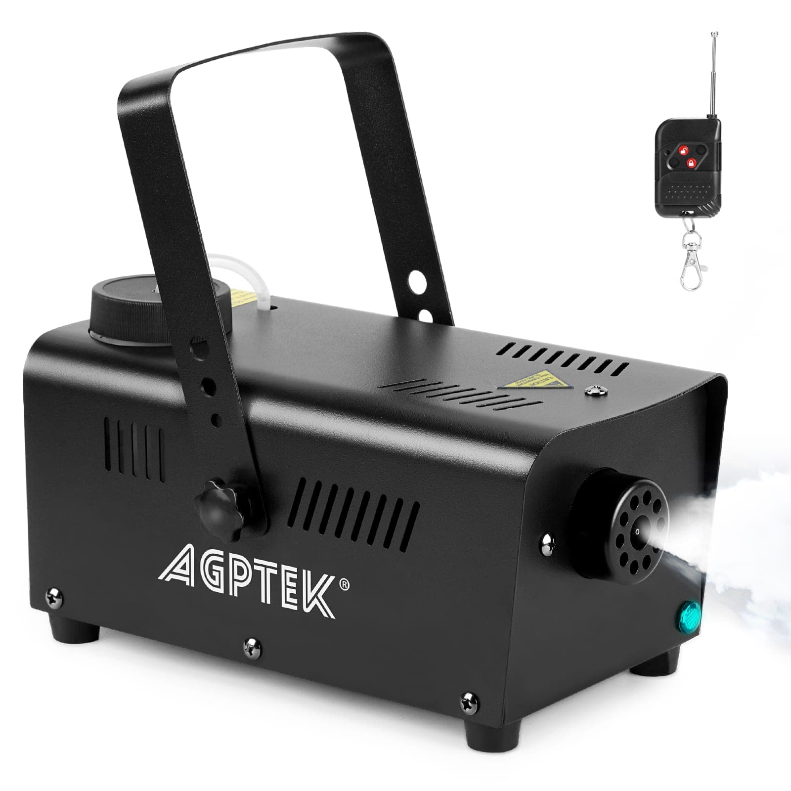 AGPtek - Automatic Spray Smoke Machine Fog Machine - Black