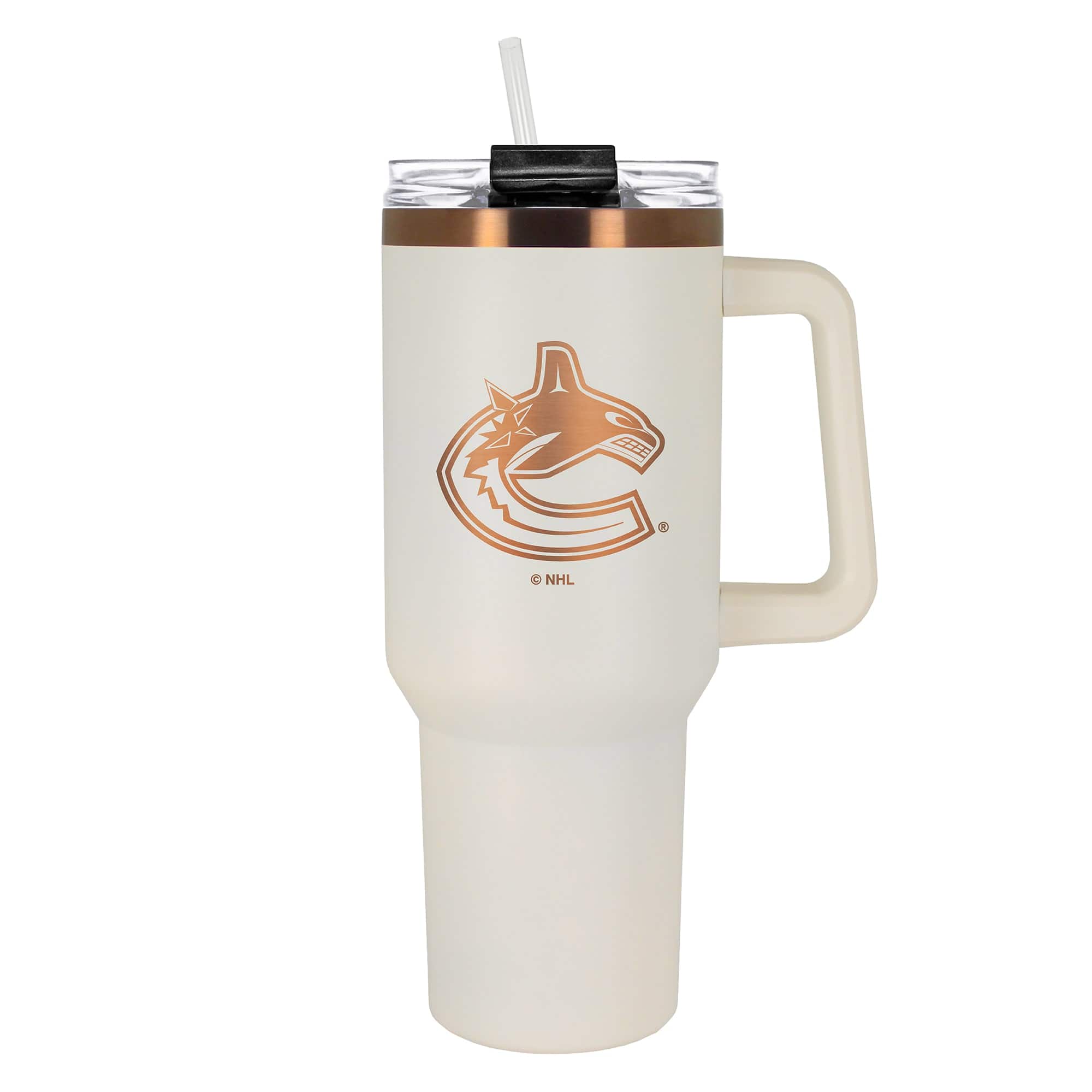 Great American Products - Vancouver Canucks 40oz. Colossus Copper Edition Tumbler - Cream