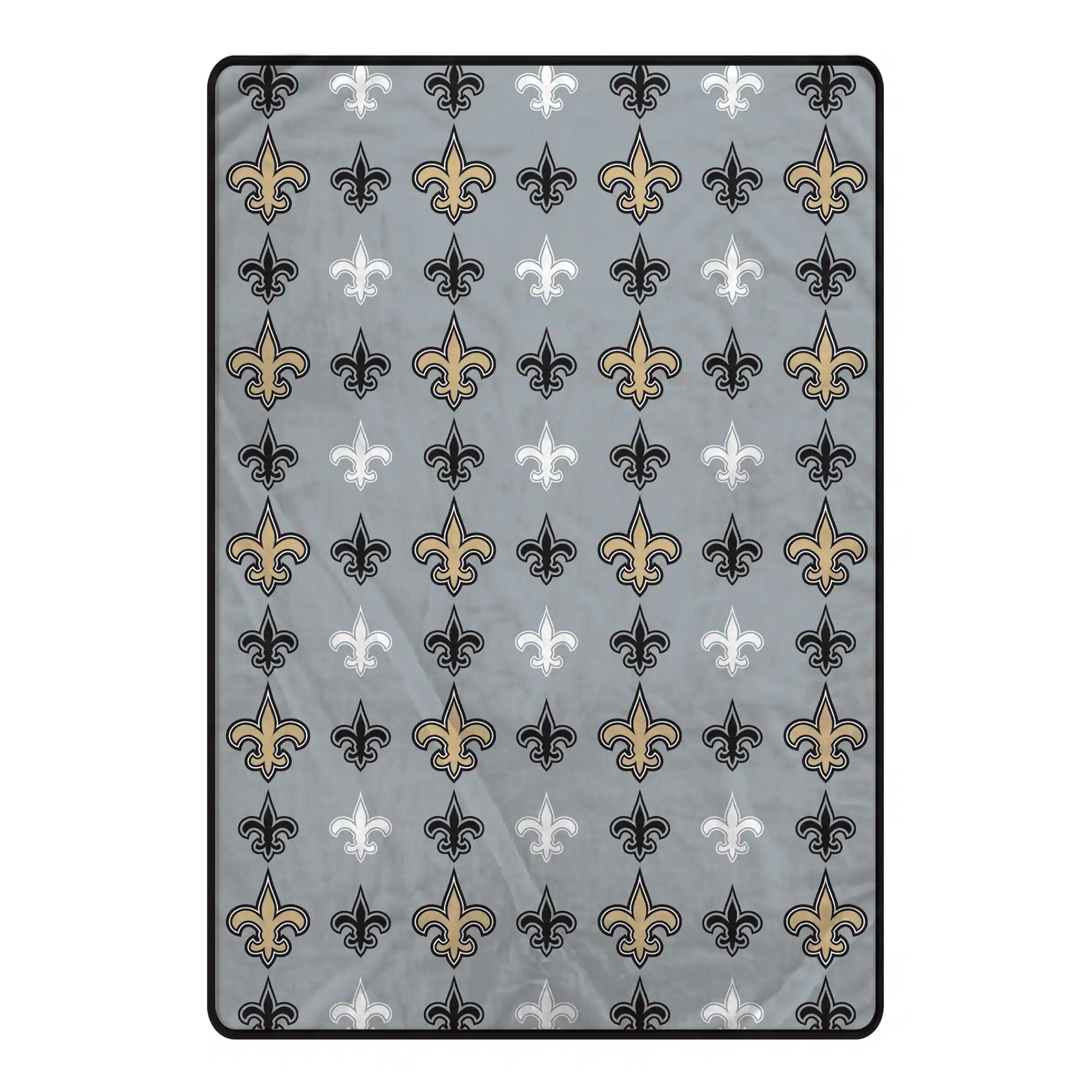 Pegasus - New Orleans Saints 66" x 95" Oversized Logo Roll Ultra Cozy Blanket - Multicolor