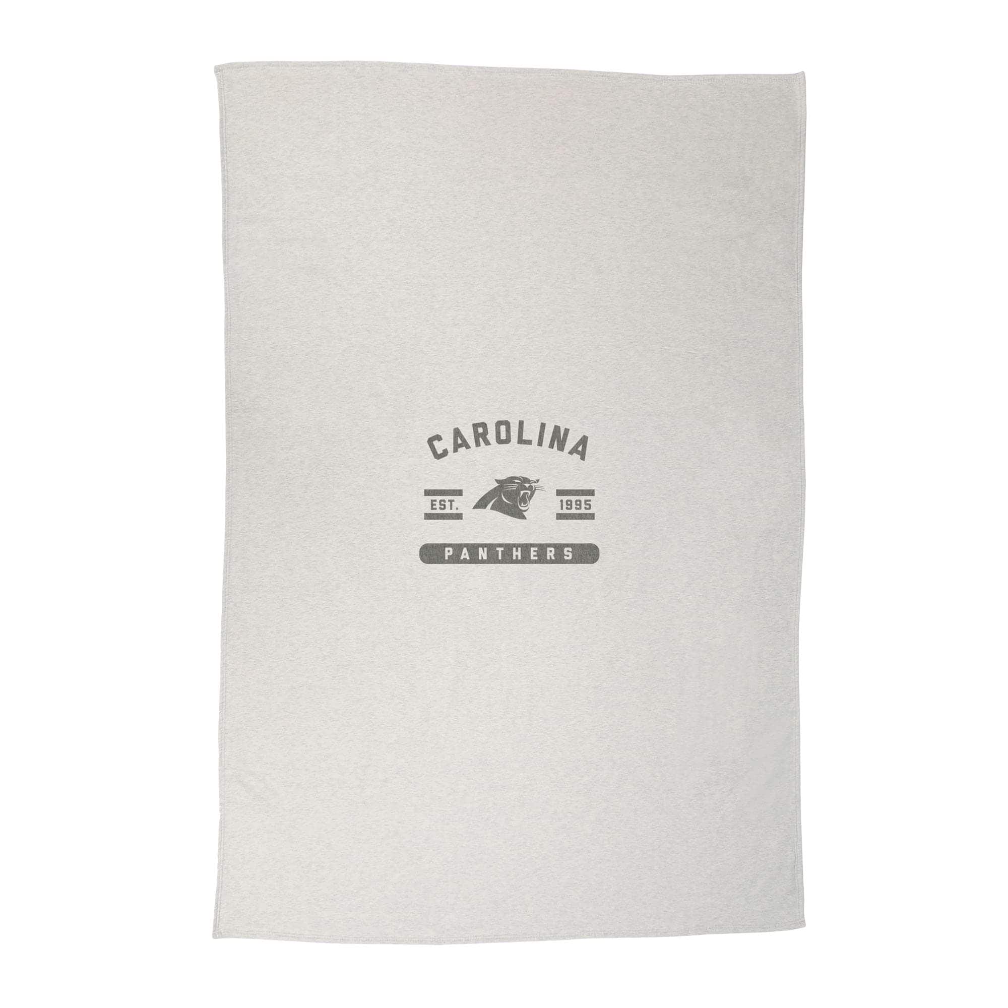 Logo Brands - Carolina Panthers 54'' x 84'' Sweatshirt Blanket - Multicolor