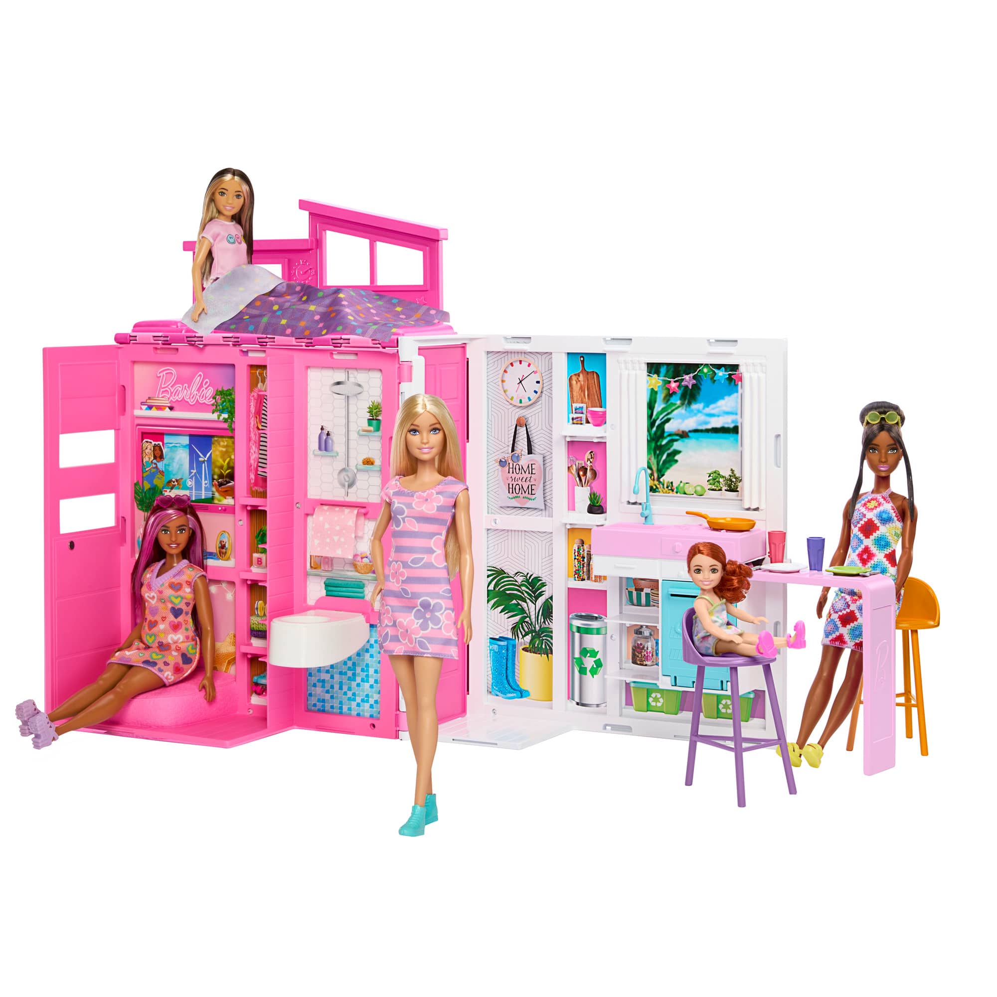 Barbie - Getaway House Playset with 1.5" Doll