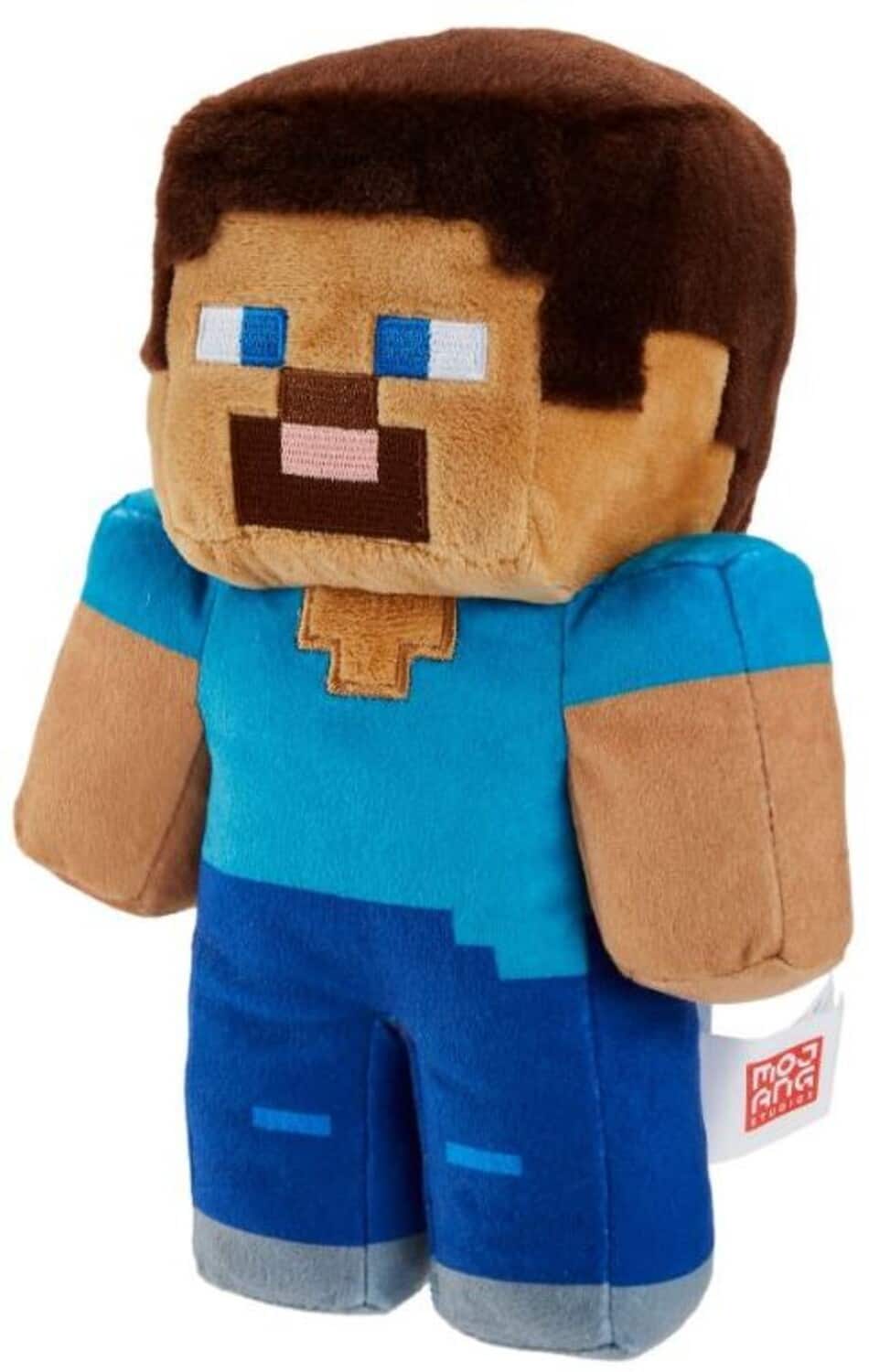 Mattel - Minecraft 8 Inch Steve Plush - Collectibles - Multicolor