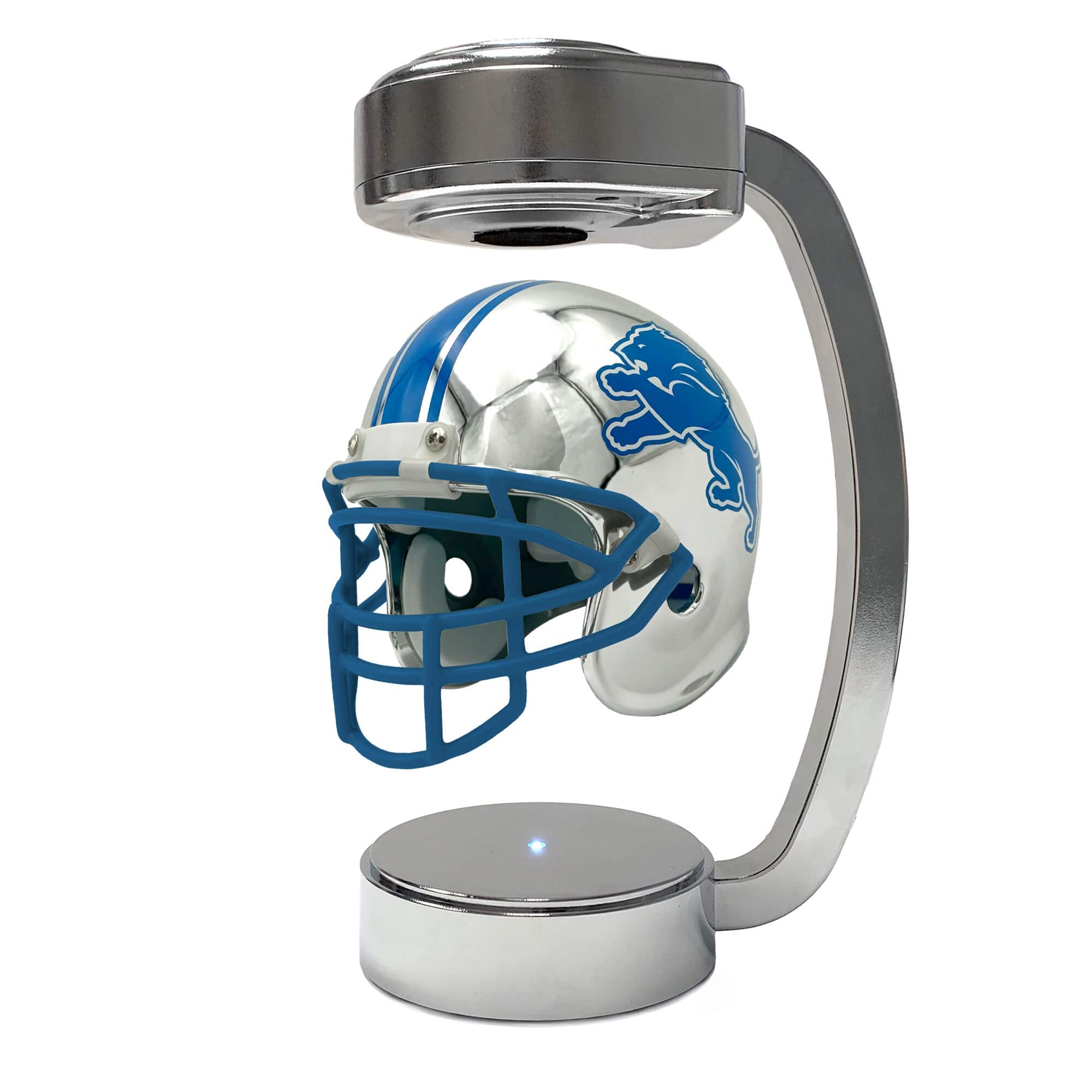 Pegasus - Detroit Lions Mini Chrome Hover Helmet - Multicolor