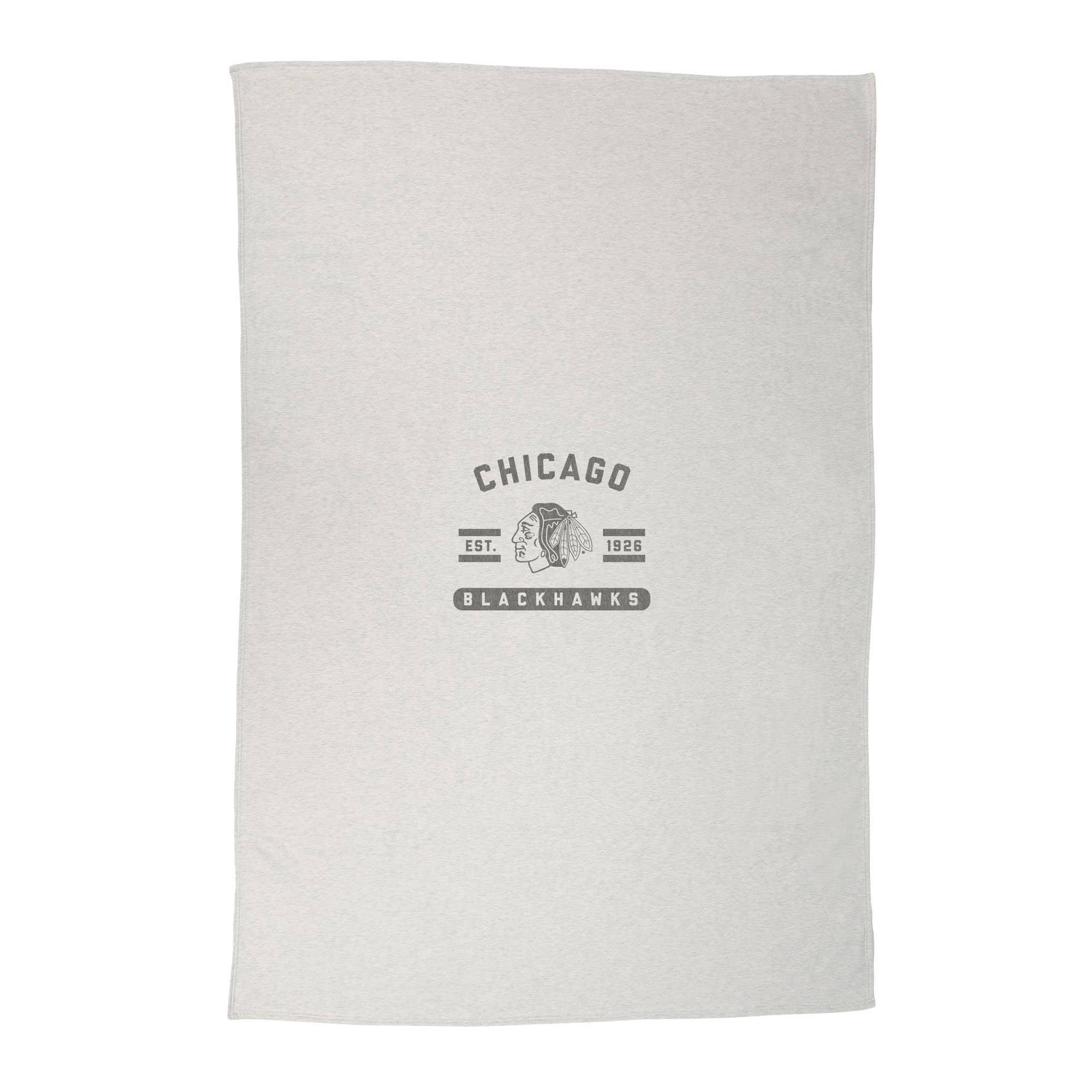 Logo Brands - Chicago Blackhawks 54'' x 84'' Sweatshirt Blanket - Multicolor