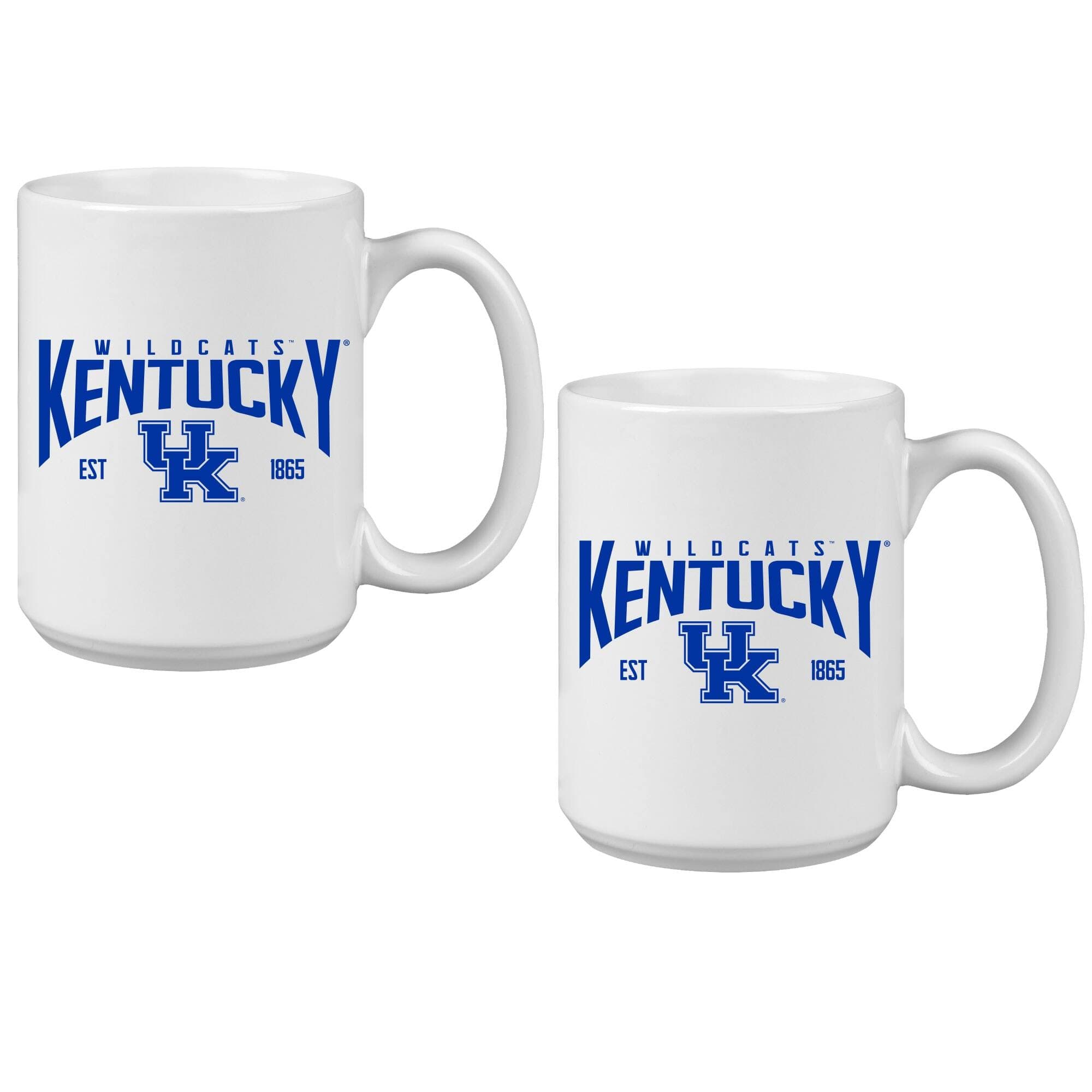 Indigo Falls - Kentucky Wildcats 15oz. Established Ceramic Mug Two-Set - Multicolor