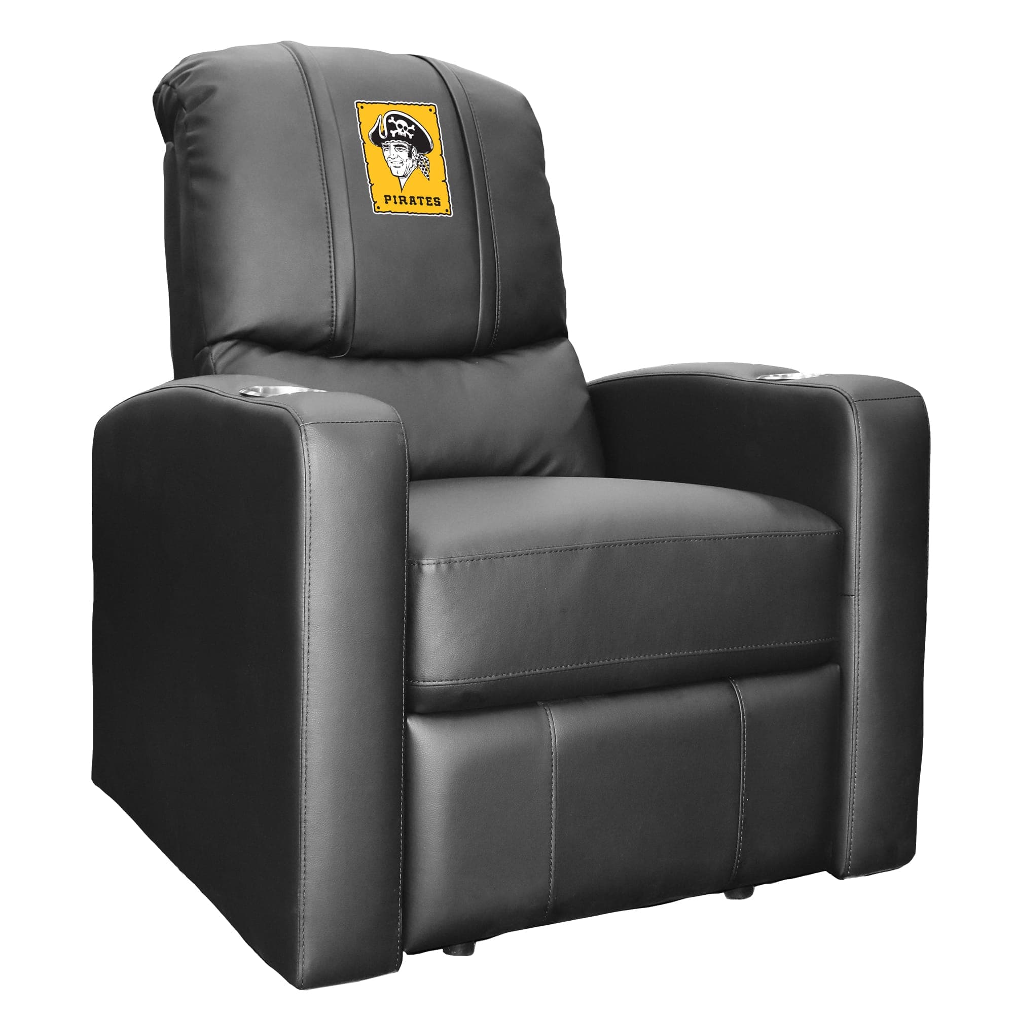 DreamSeat - Pittsburgh Pirates Logo Stealth Manual Recliner - Black