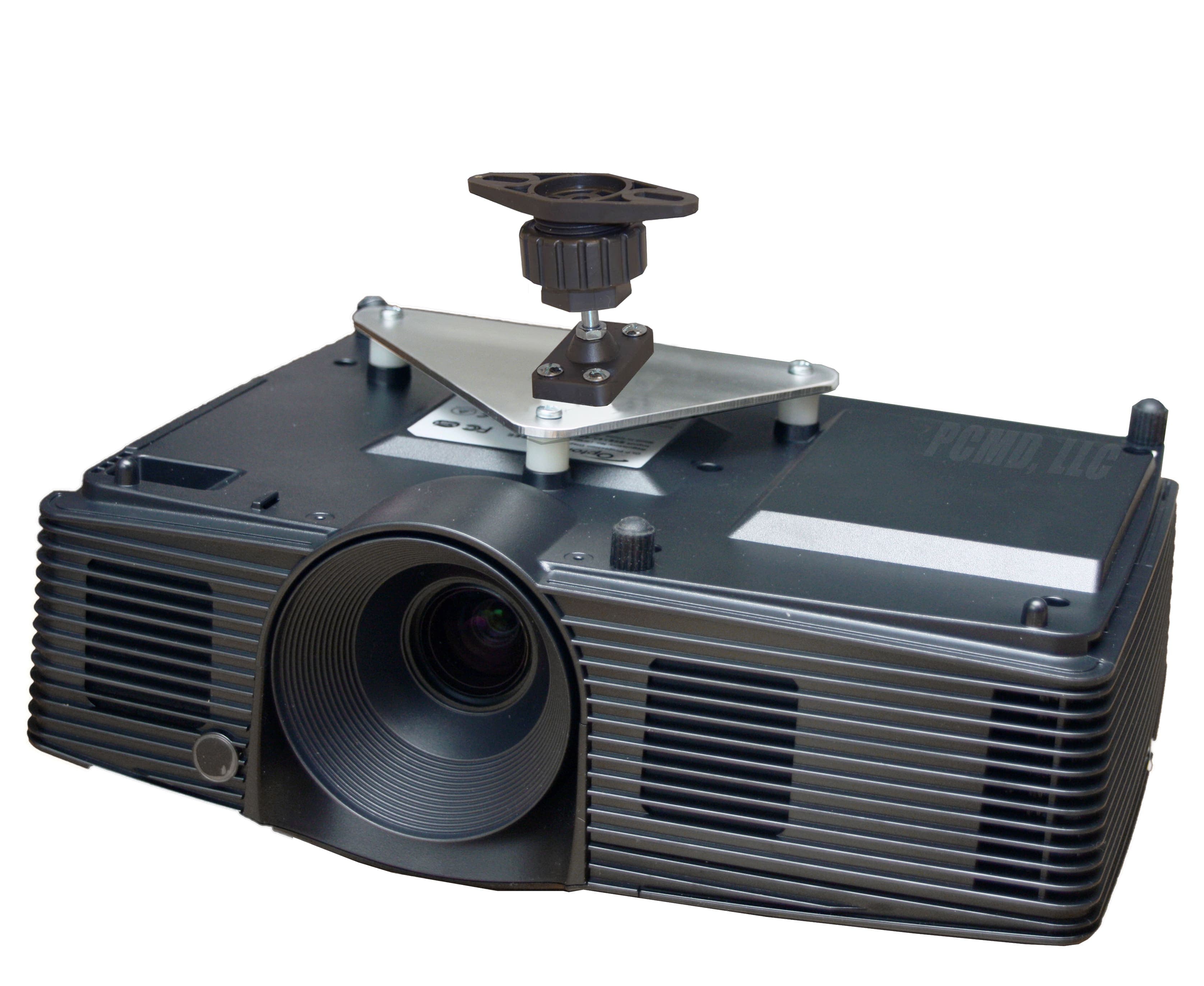 PCMD, LLC - Projector Ceiling Mount Compatible with Sanyo PLC-WK2500 PLC-XK2200 PLC-XK2600 PLC-XK3010 (4-Inch Extension) - Aluminum