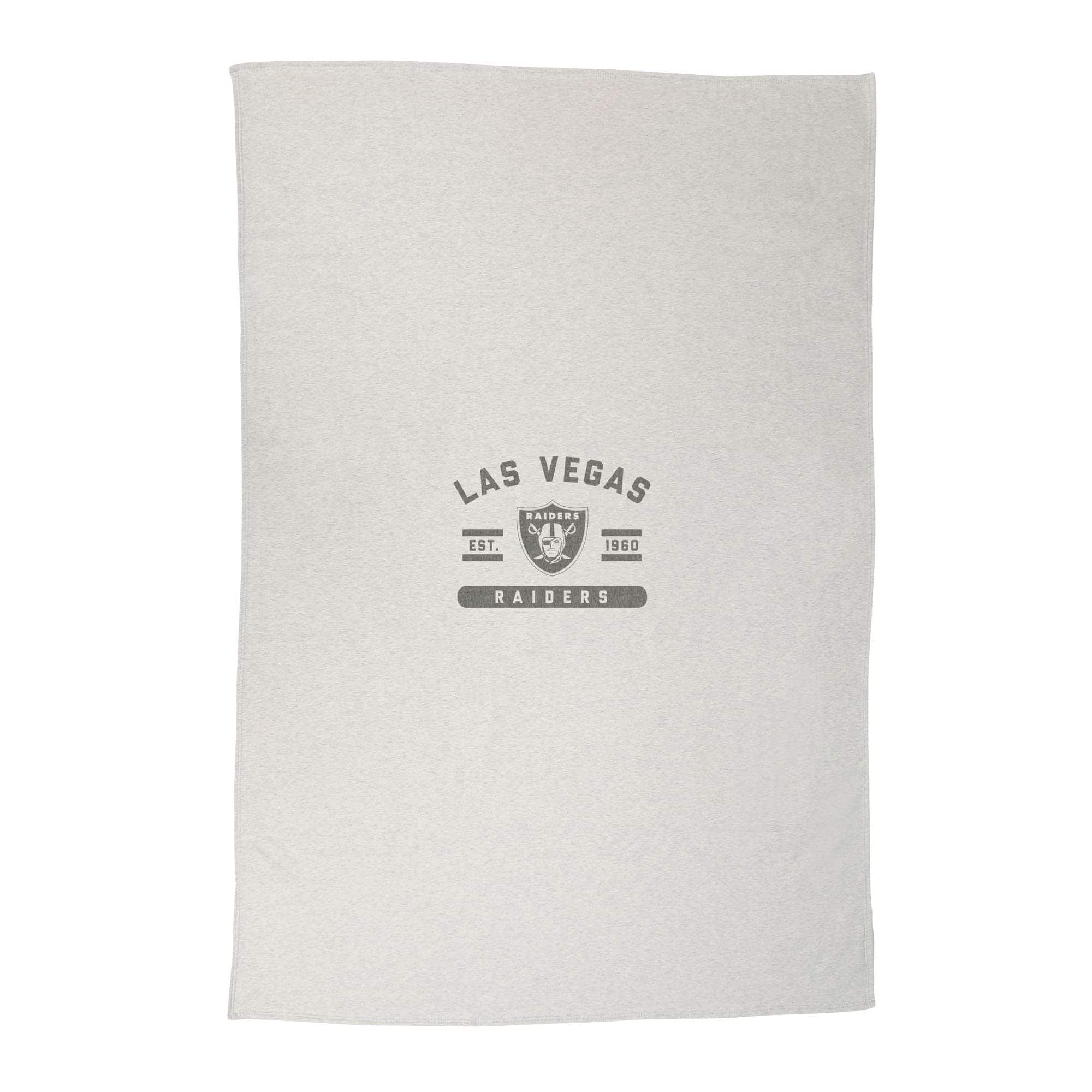 Logo Brands - Las Vegas Raiders 54'' x 84'' Sweatshirt Blanket - Multicolor