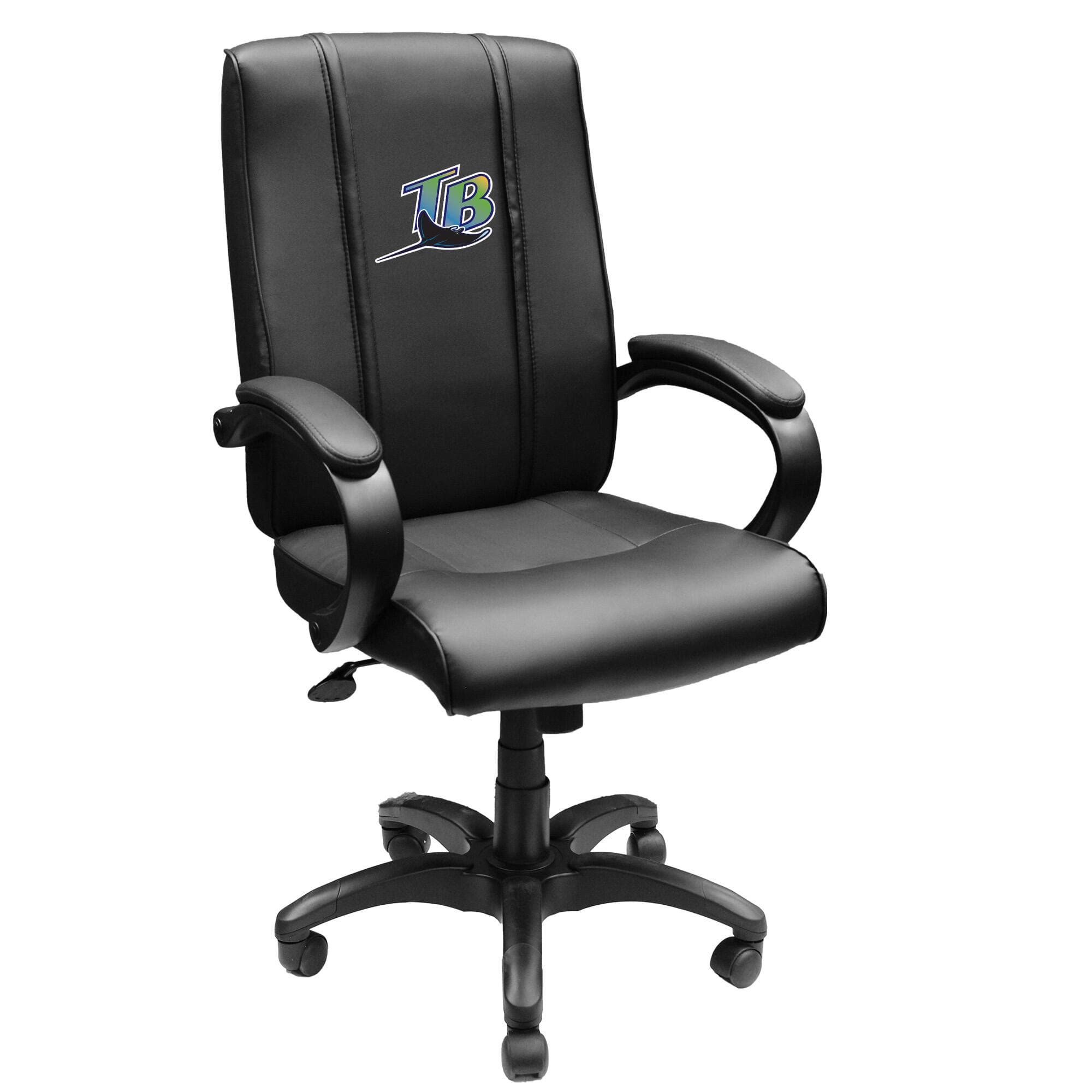 DreamSeat - Tampa Bay Rays Team Logo Office Chair 1000 - Black