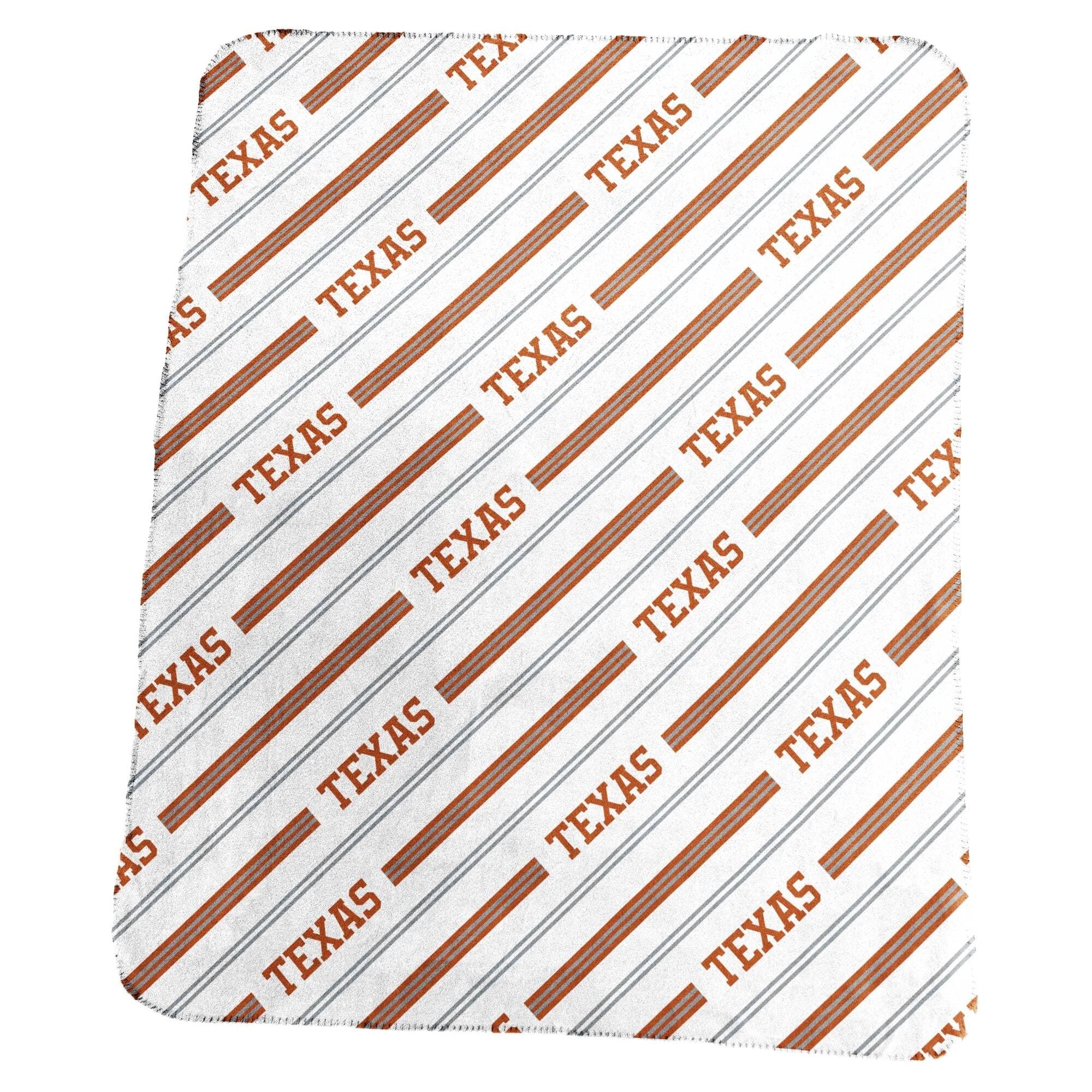 Logo Brands - Texas Longhorns 50" x 60" Classic Vertical Stripe Fleece Throw Blanket - Multicolor