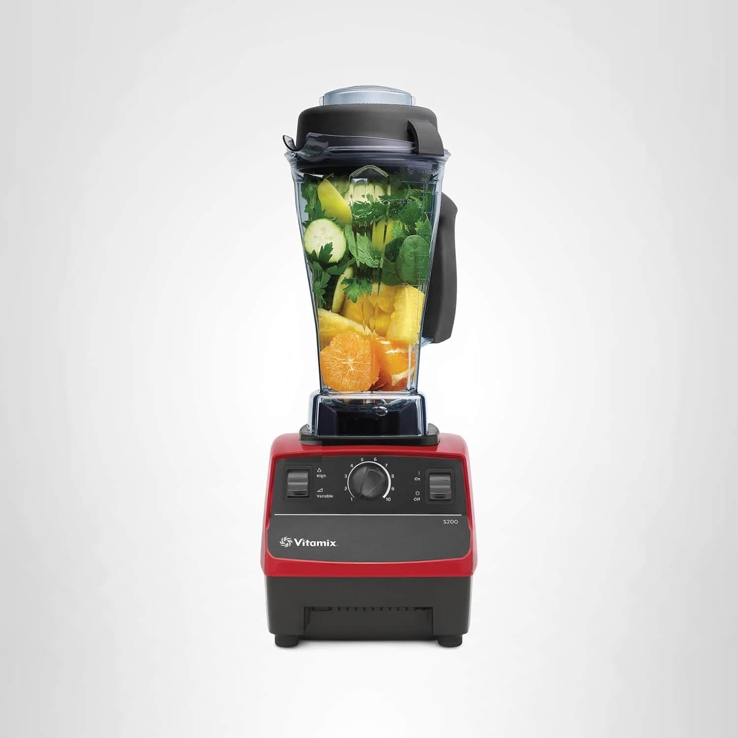 Vitamix - 5200 Blender, Professional-Grade, Stainless-Steel Blades, Self-Cleaning, 64 Oz Container - Red