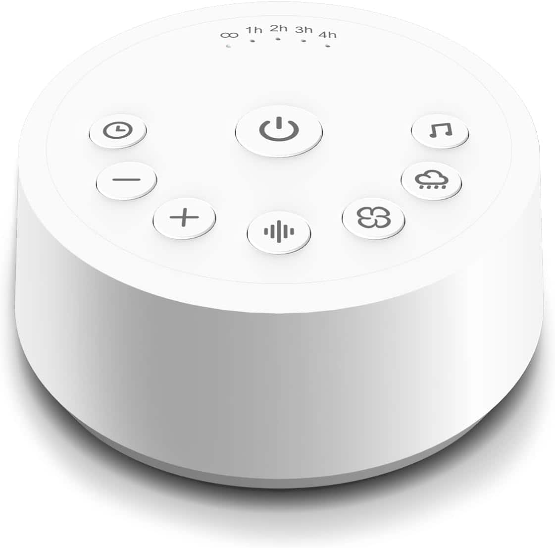 FINEAK - Sound Machines Sleep Noise Machine with 25 Soothing Sounds - White