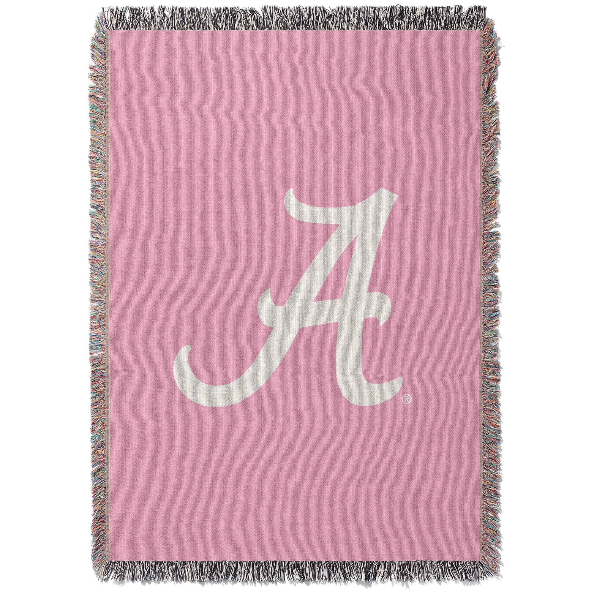 Chad & Jake - Alabama Crimson Tide Woven Blanket - Pink