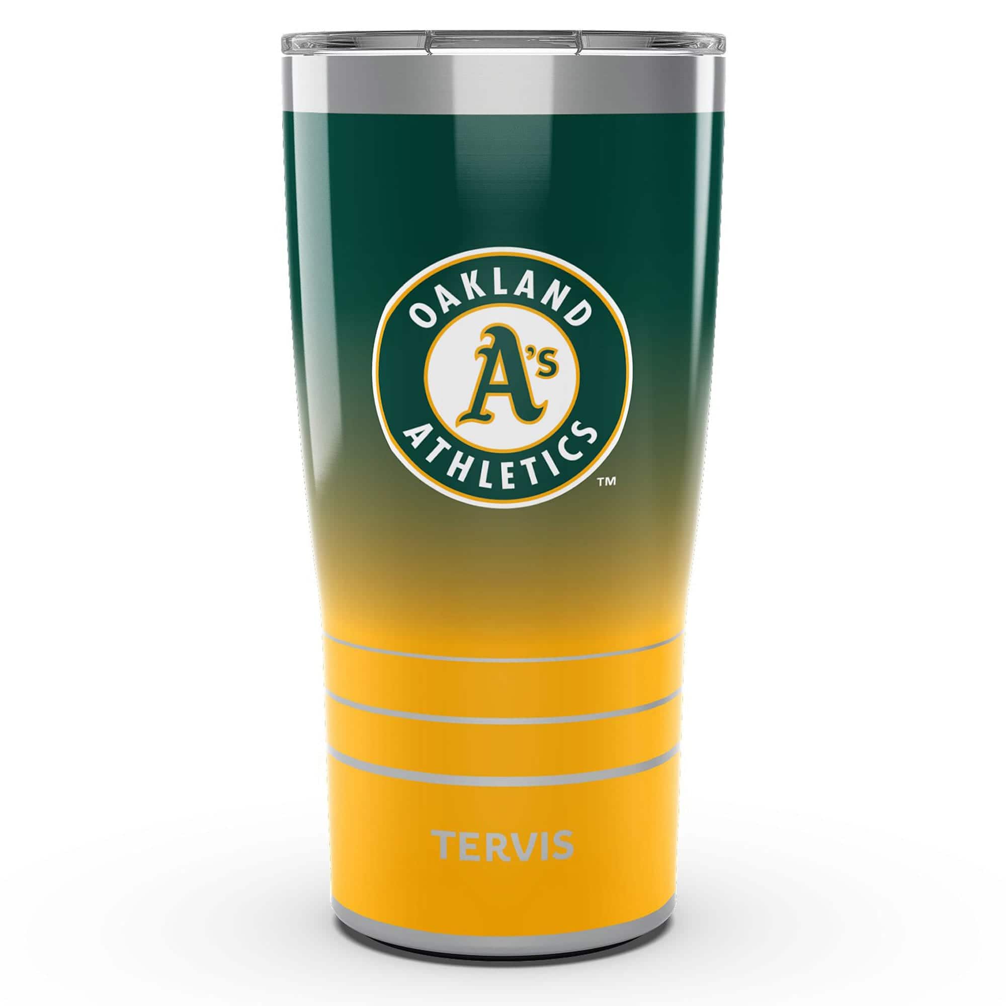 Tervis - Oakland Athletics 20oz. Ombre Stainless Steel Tumbler - Multicolor