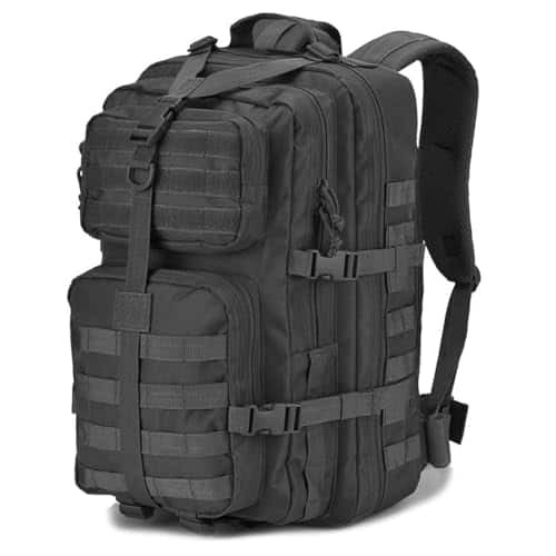 Stamp n Camp - Backpack Large Army 3 Day Assault Pack Molle Bag Backpacks Style Rucksacks For Outdoor Sport Hiking Camping 40l - Black