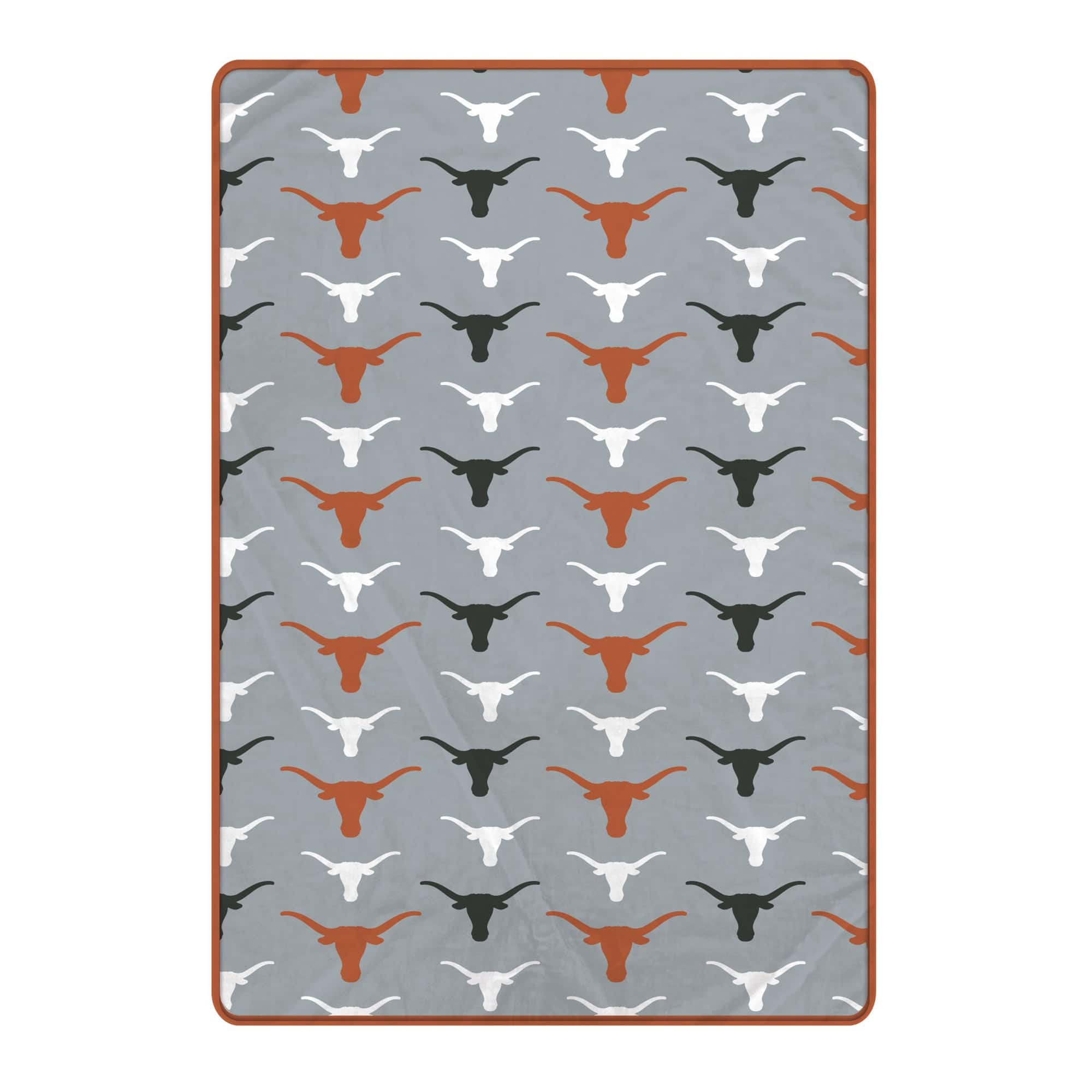 Pegasus - Texas Longhorns 66" x 95" Oversized Logo Roll Ultra Cozy Blanket - Multicolor