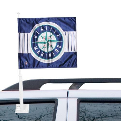 WinCraft - Seattle Mariners Double-Sided Car Flag - Multicolor