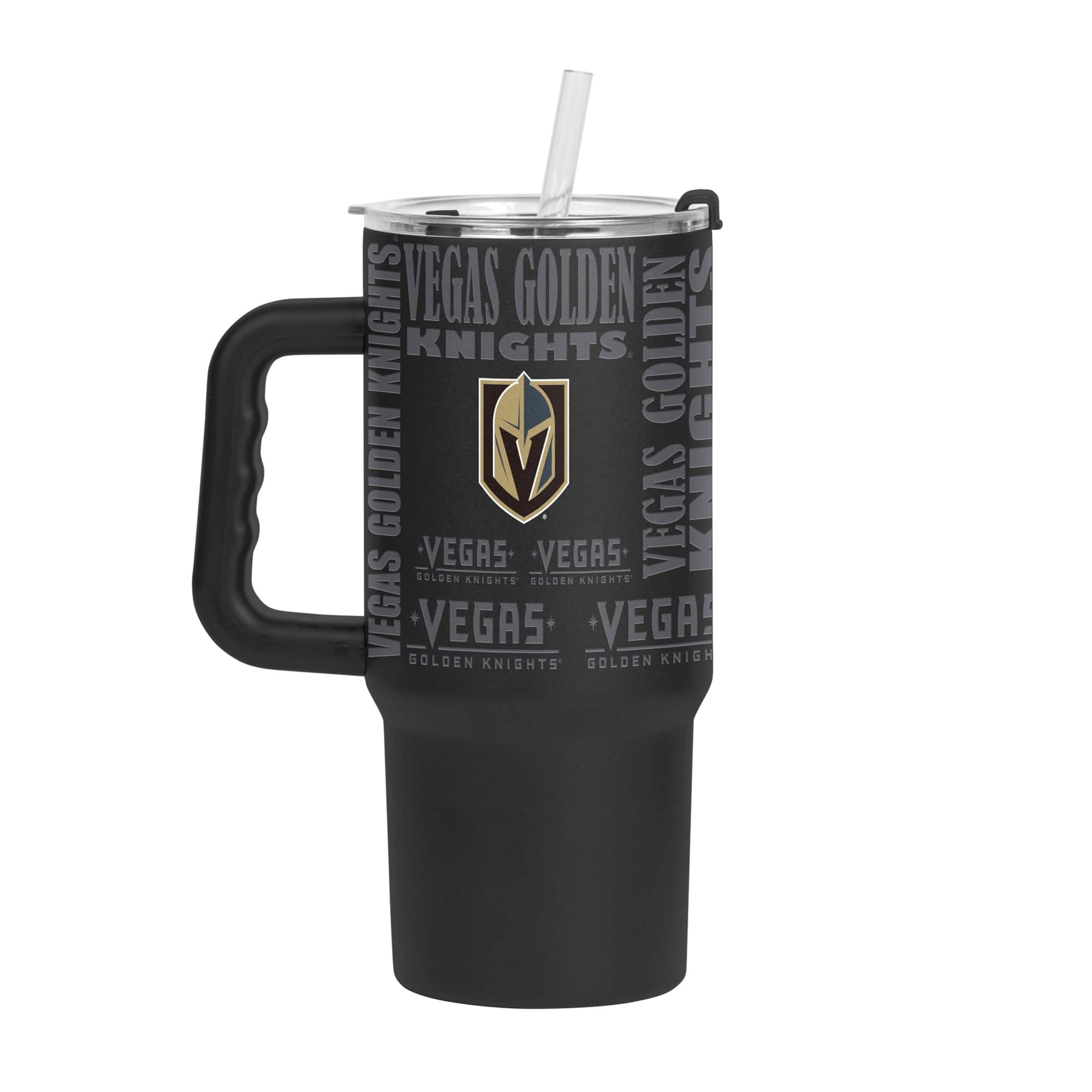 Logo Brands - Vegas Golden Knights 24oz. Replay Powder Coat Tumbler - Black