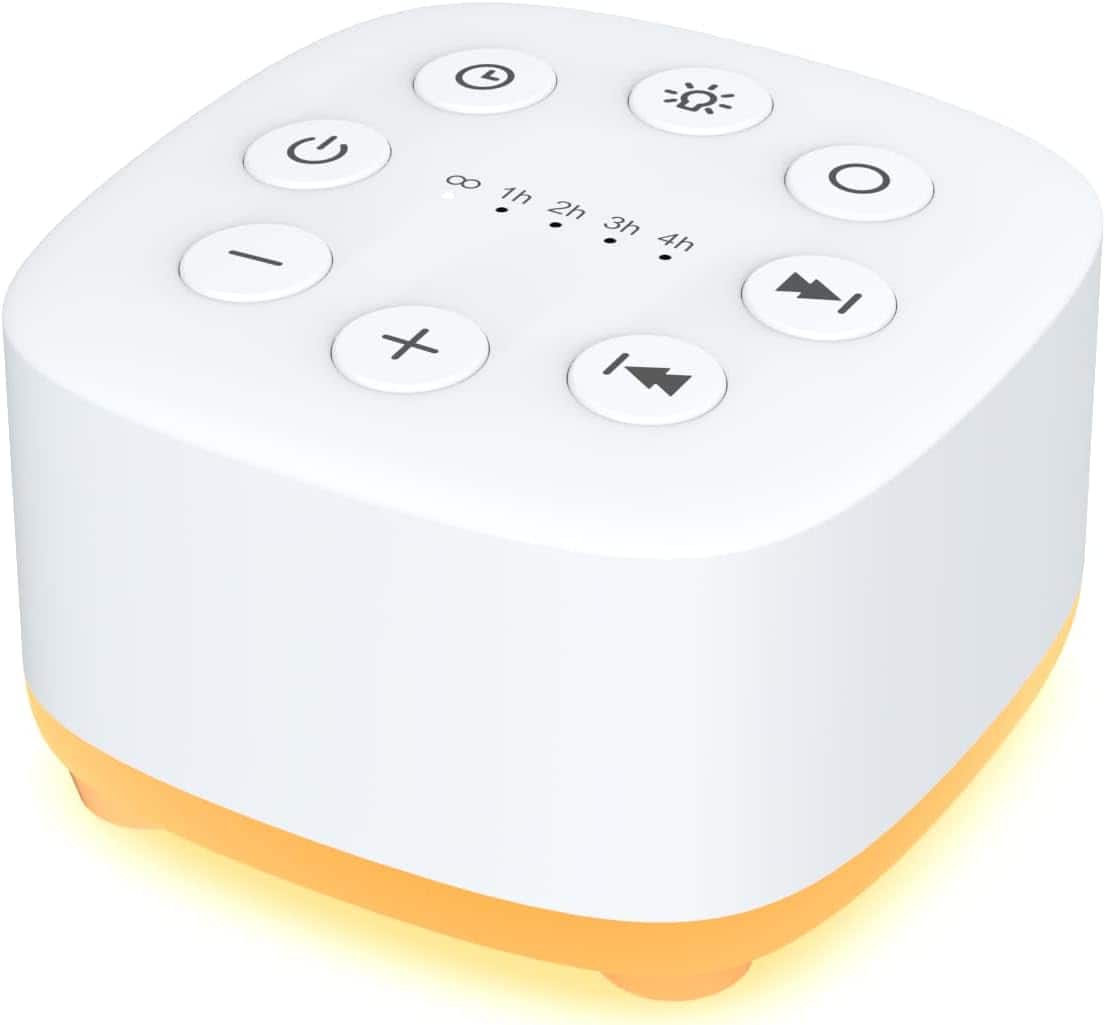 FINEAK - Noise Sound Machine 30 Soothing Sounds - White