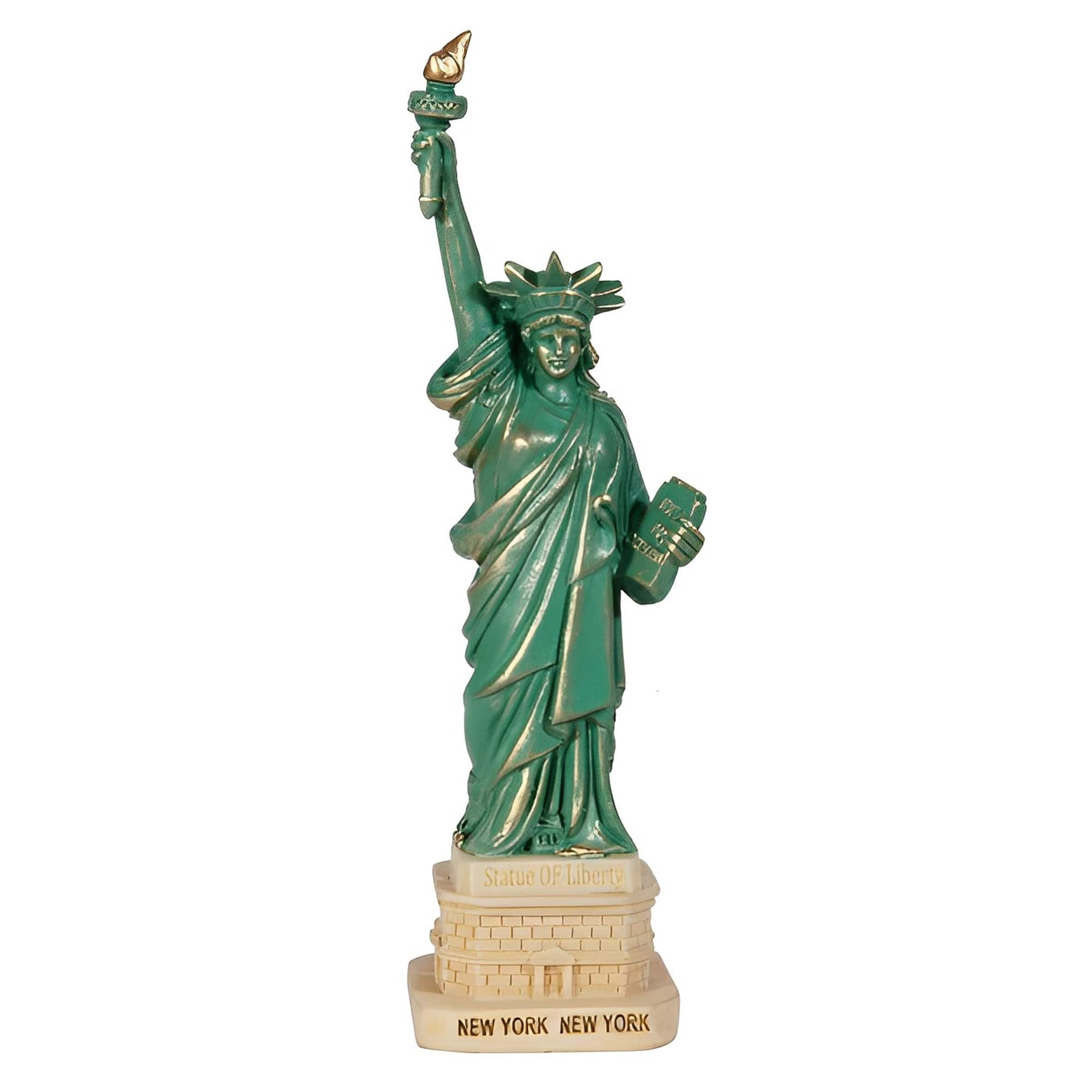 FC Design - 6"H Statue of Liberty New York City Liberty Island Souvenirs NYC Figurine Office Desk Tabletop Home Decor - Multi-Color
