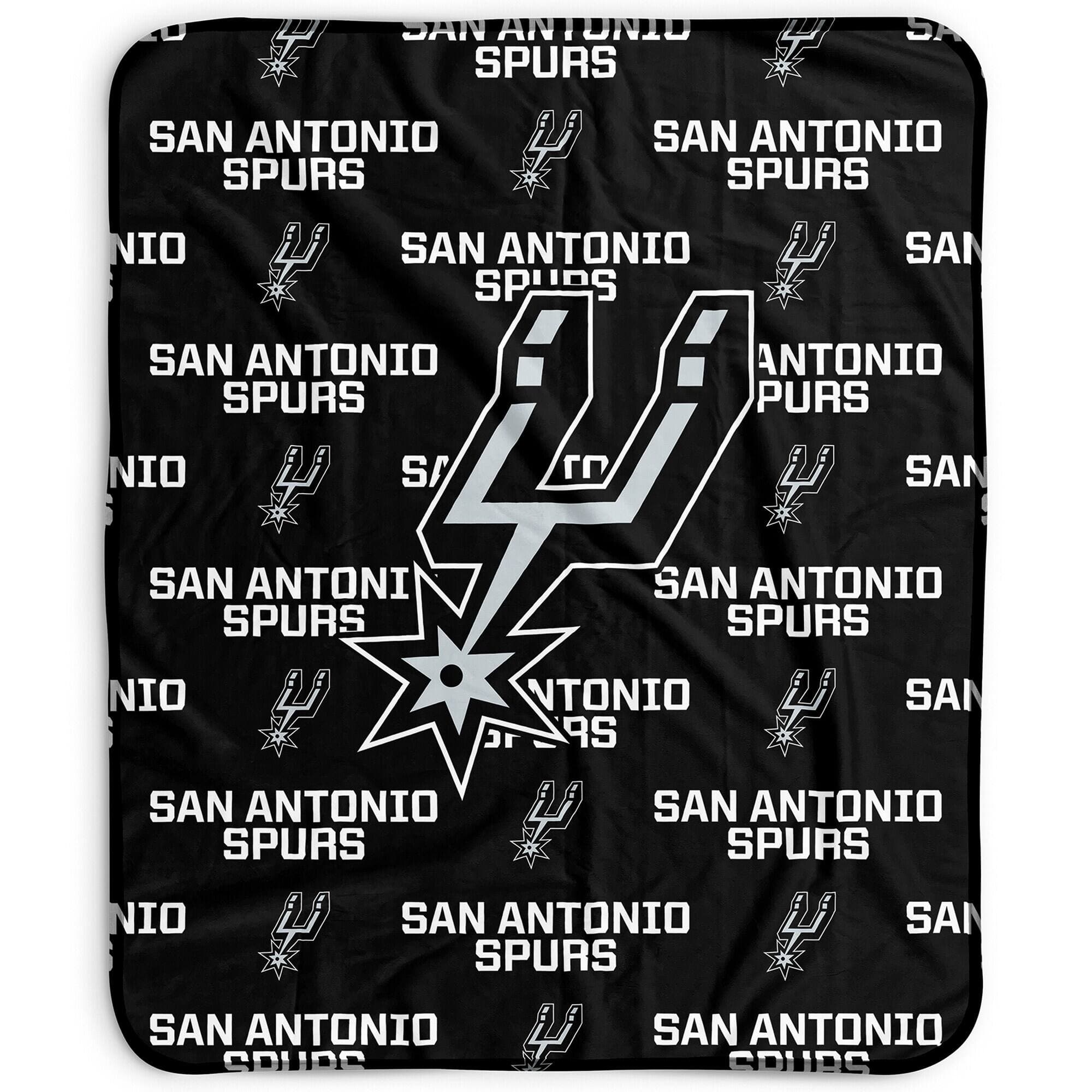 Pegasus - San Antonio Spurs 50" x 60" Repeat Wordmark Fleece Blanket - Multicolor