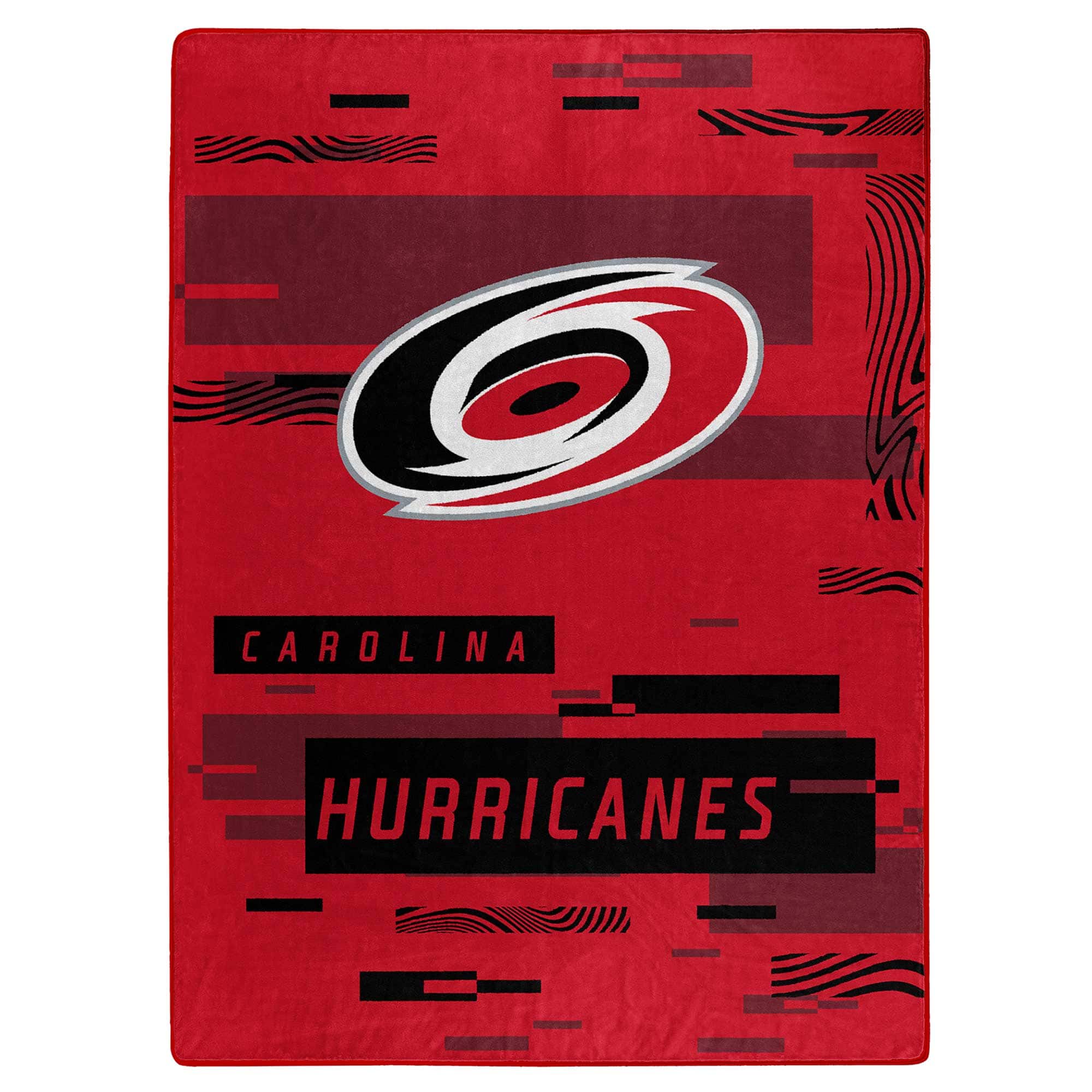 Northwest - Carolina Hurricanes 50" x 60" Digitize Raschel Throw Blanket - Black