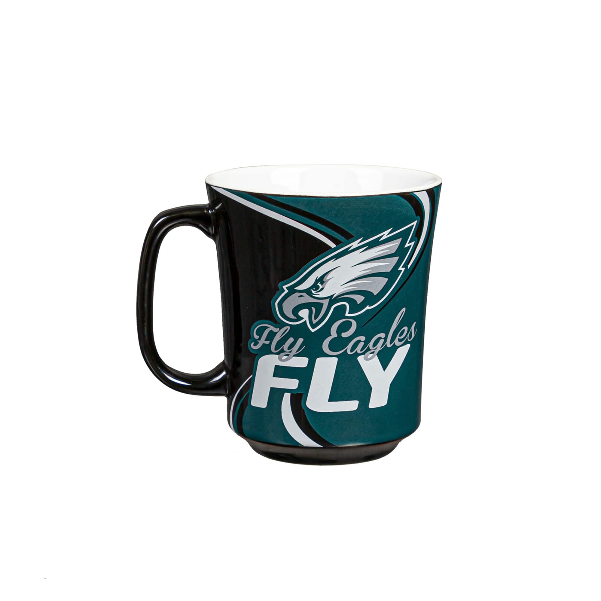 Evergreen Enterprises - Philadelphia Eagles 14oz. Ceramic Mug with Matching Box - Multicolor