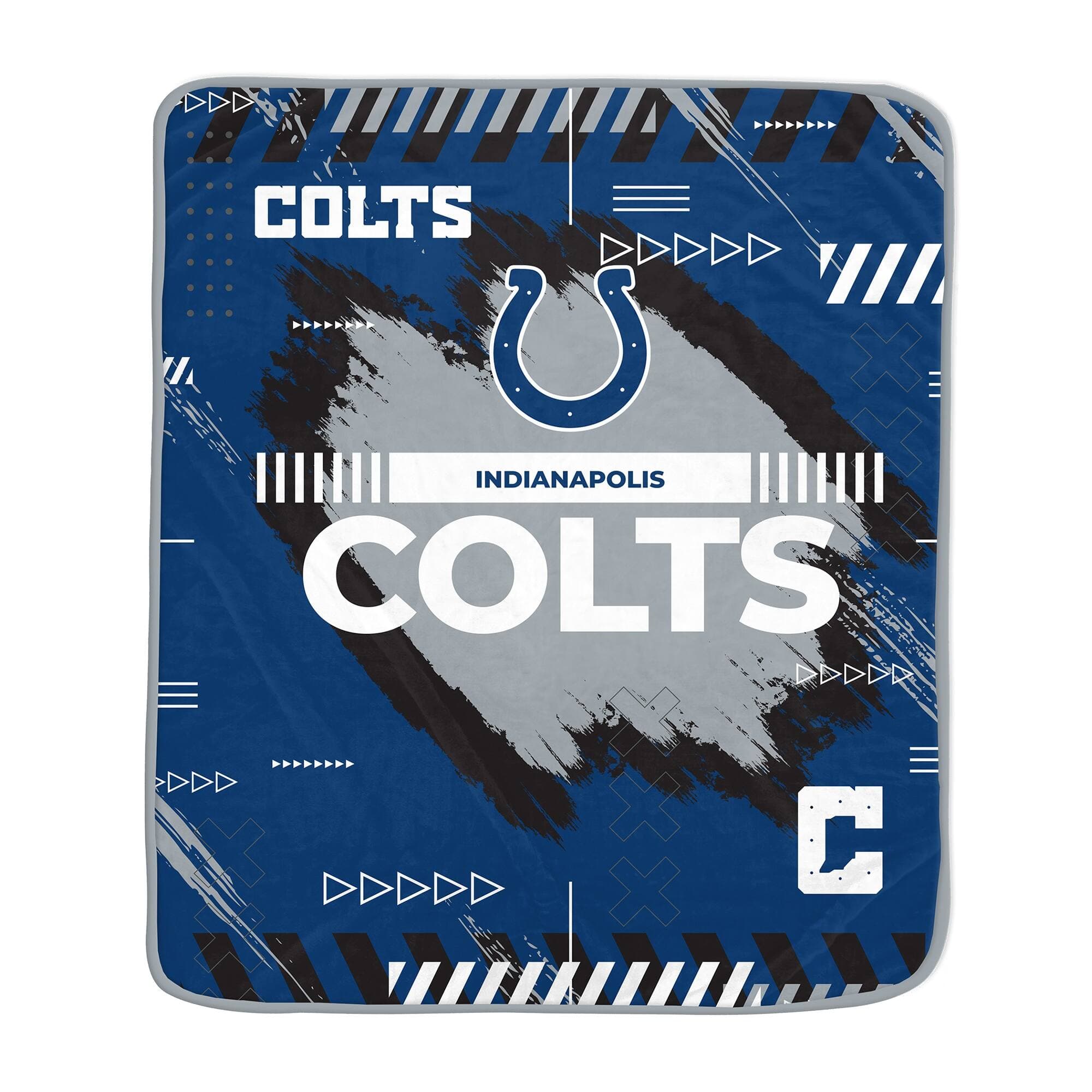 Pegasus - Indianapolis Colts 60" x 72" Game Tech Ultra Cozy Blanket - Multicolor