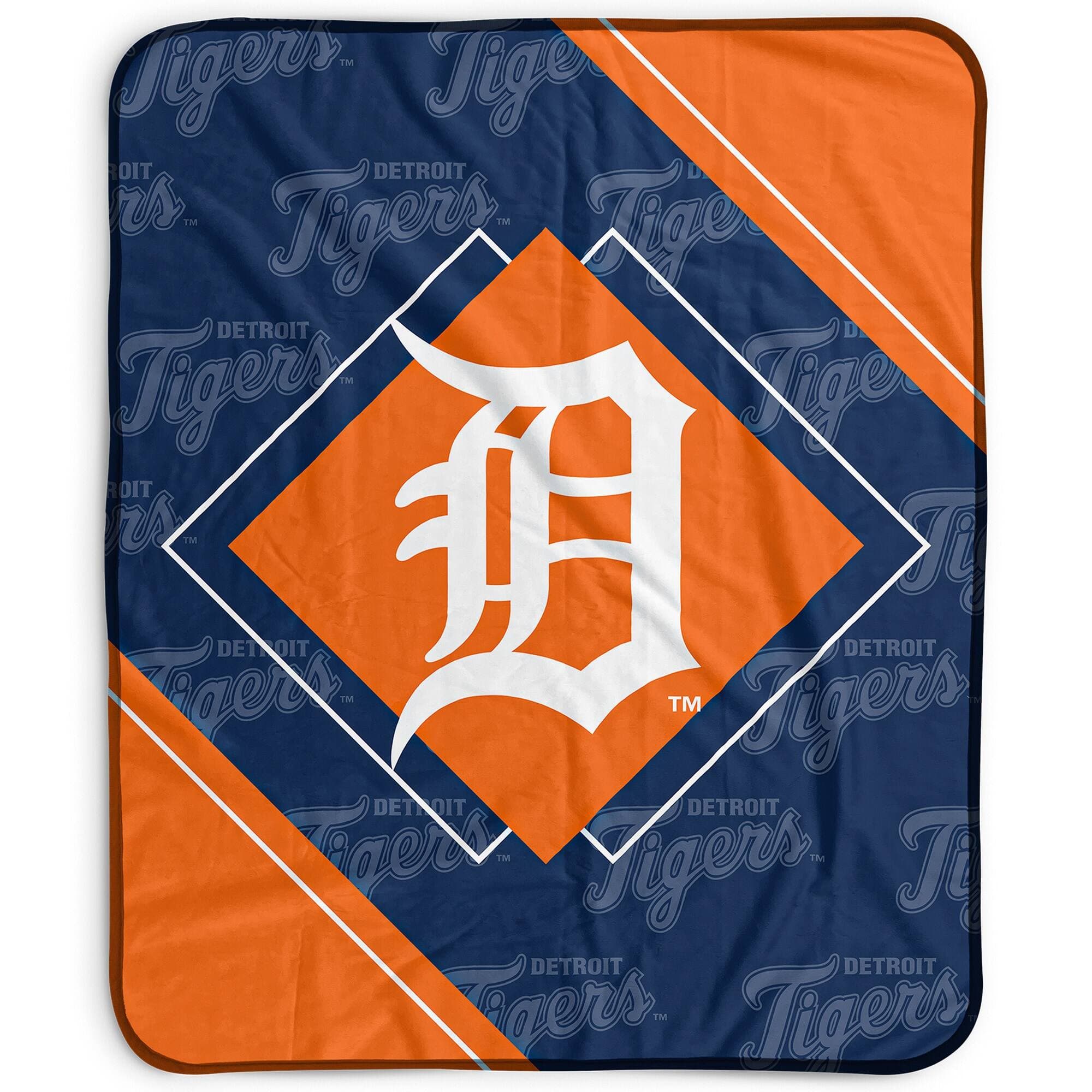 Pegasus - Detroit Tigers 50" x 60" Diamond Logo Fleece Blanket - Multicolor