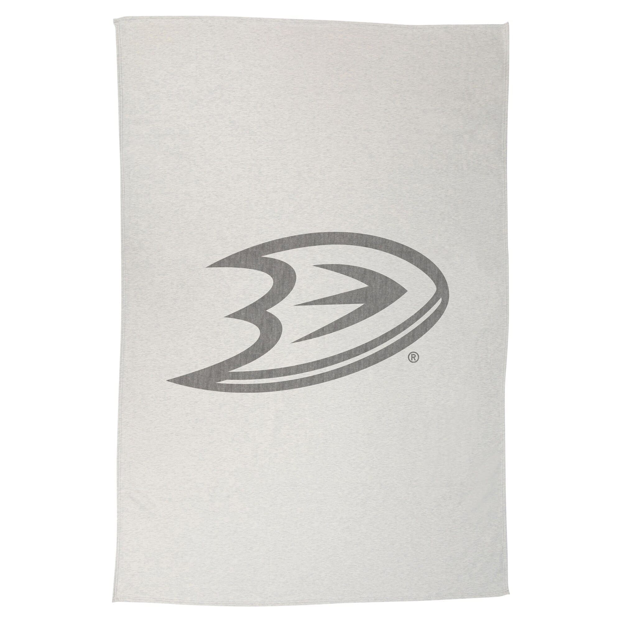 Logo Brands - Anaheim Ducks 54" x 84" Sweatshirt Blanket - Multicolor