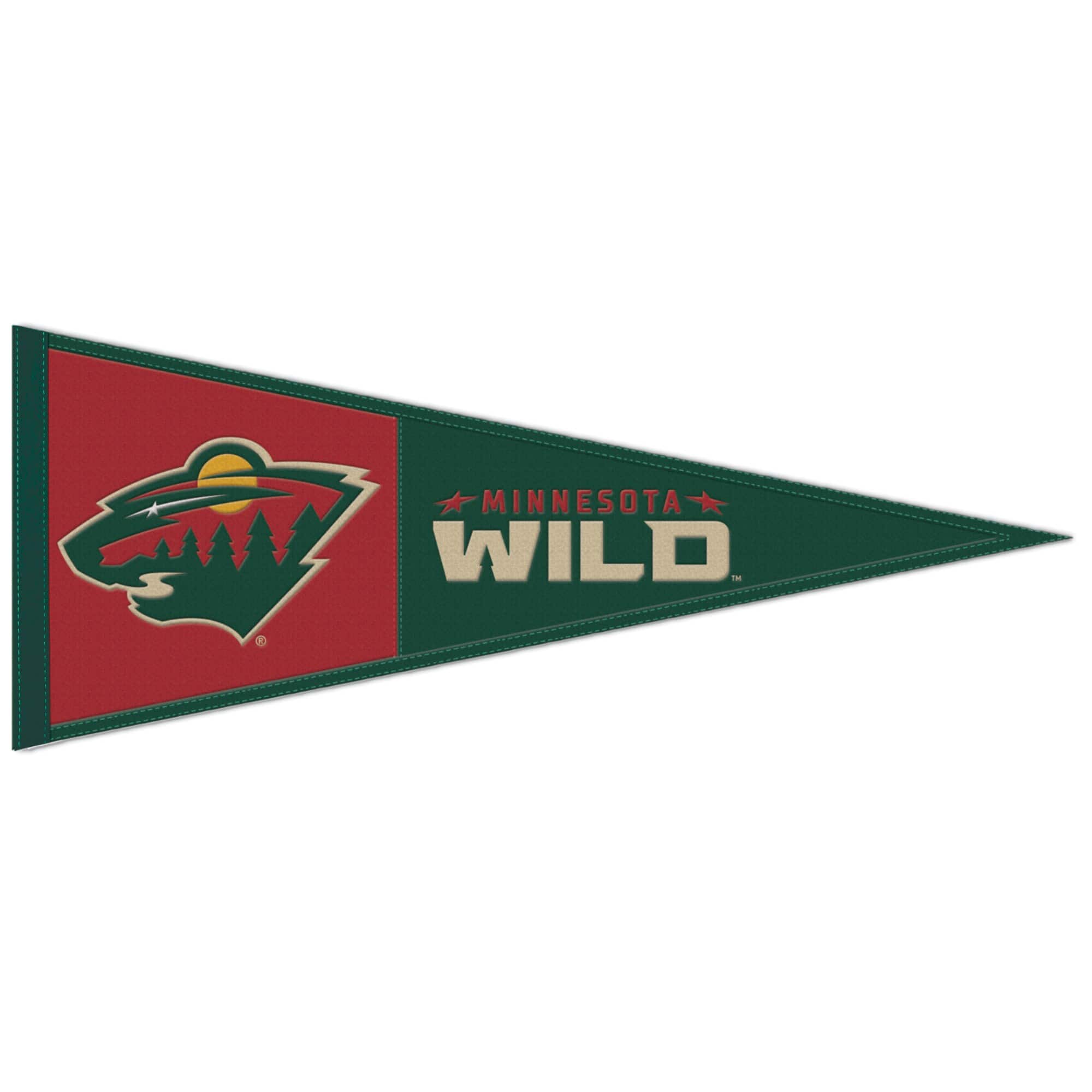 WinCraft - Minnesota Wild 13" x 32" Wool Primary Logo Pennant - Multicolor