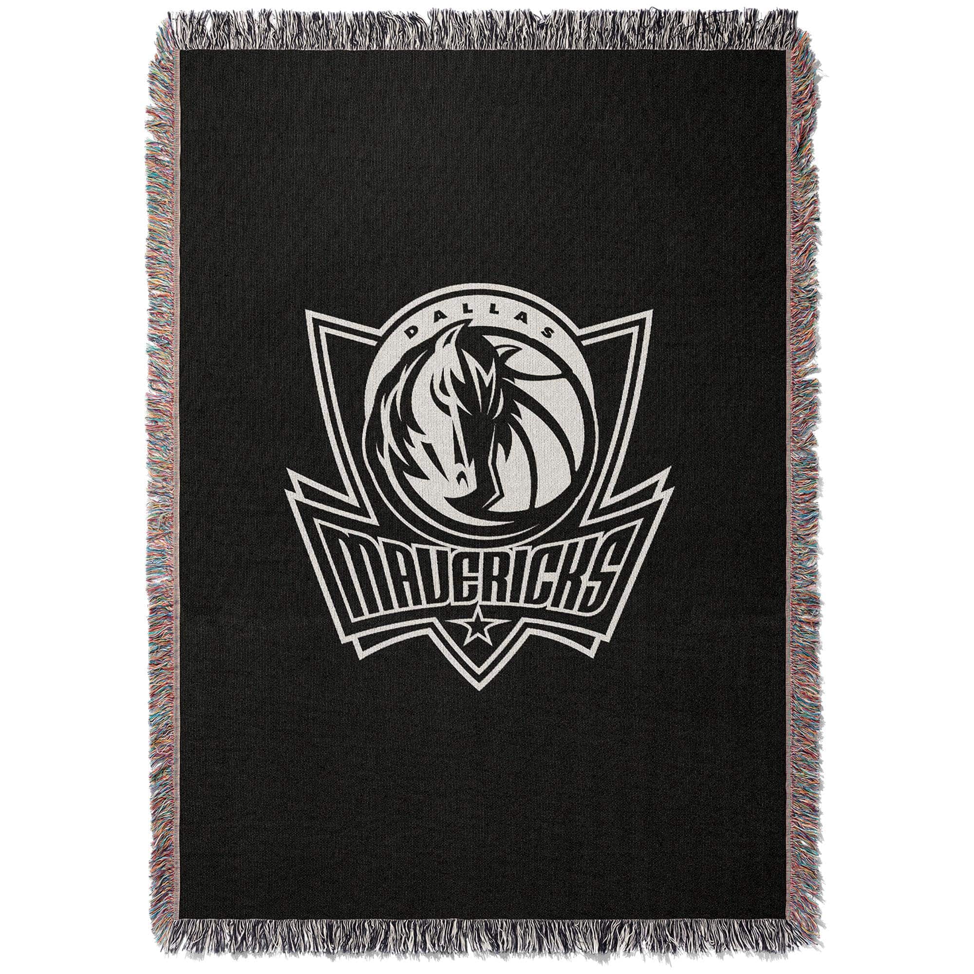Chad & Jake - Dallas Mavericks Woven Blanket - Black