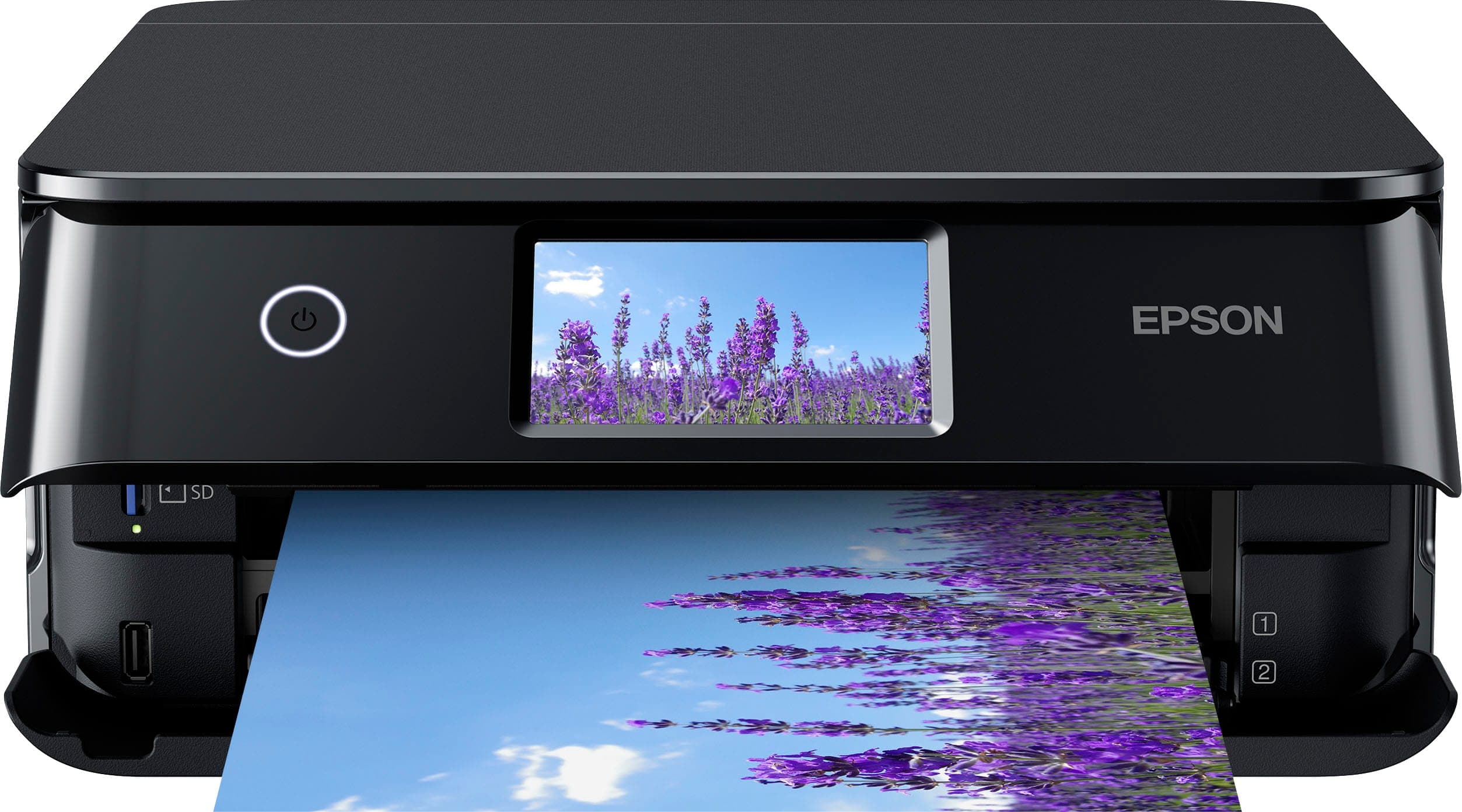 Epson - Expression Photo XP-8800 Wireless Color All-in-One Inkjet Printer - Black