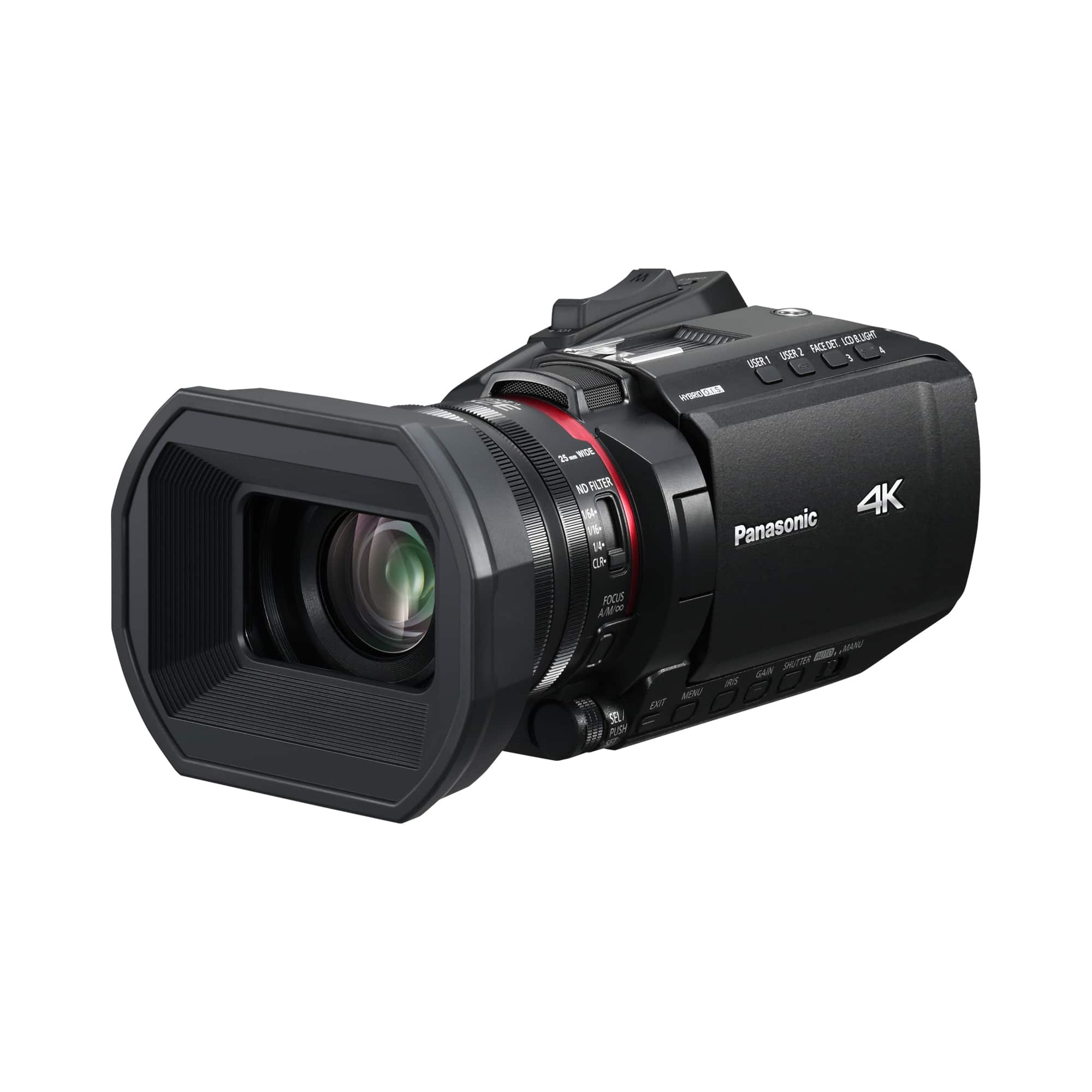 Panasonic - HC-X1200 4K Camcorder with 24X Optical Zoom - Black
