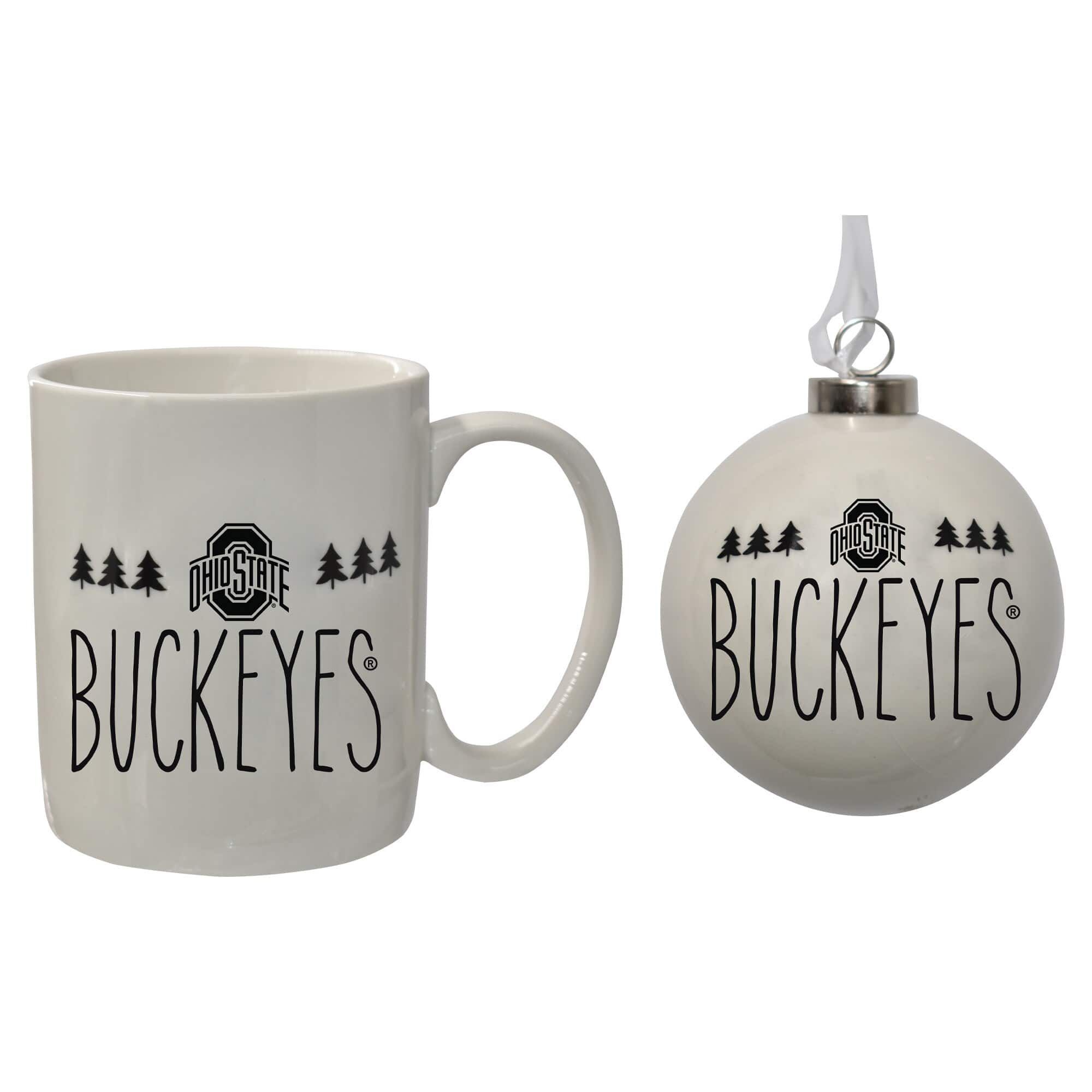 The Memory Company - Ohio State Buckeyes Holiday Ornament & Mug Set - Multicolor