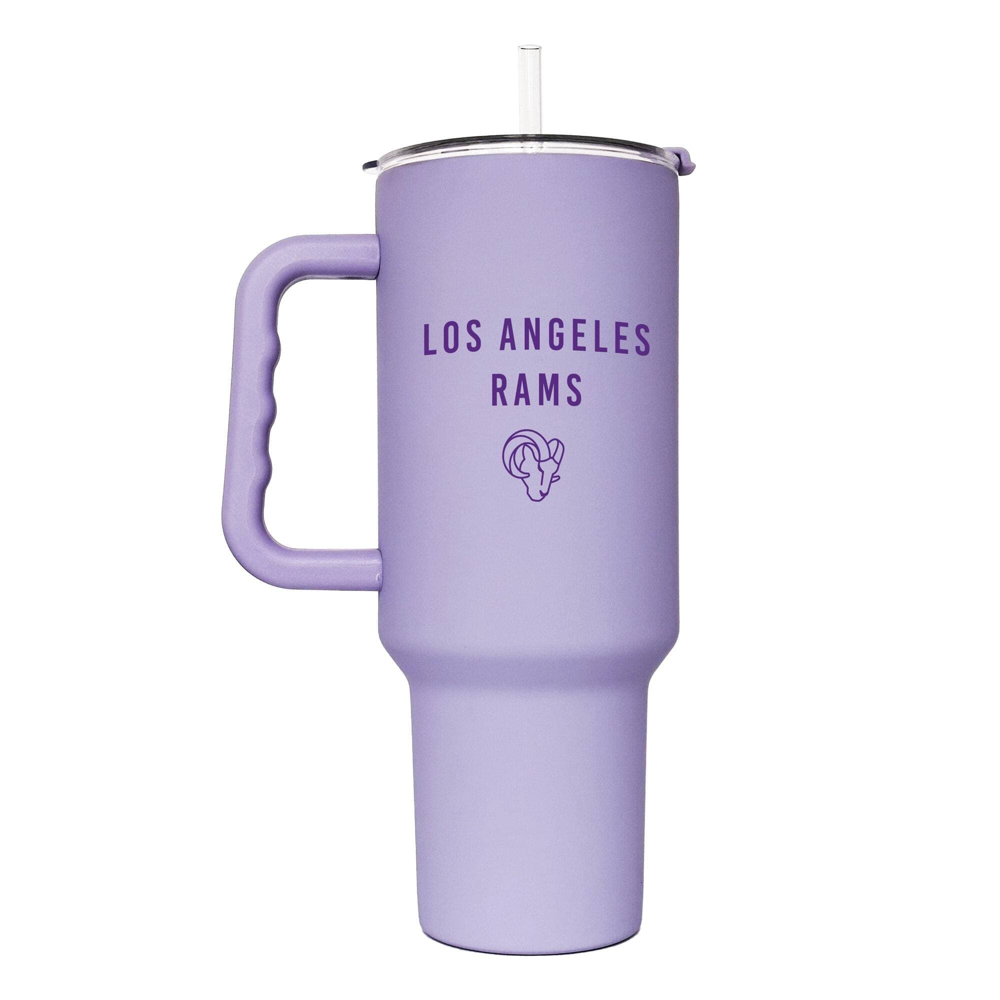 Logo Brands - Los Angeles Rams 40oz. Lavender Soft Touch Tumbler - Multicolor