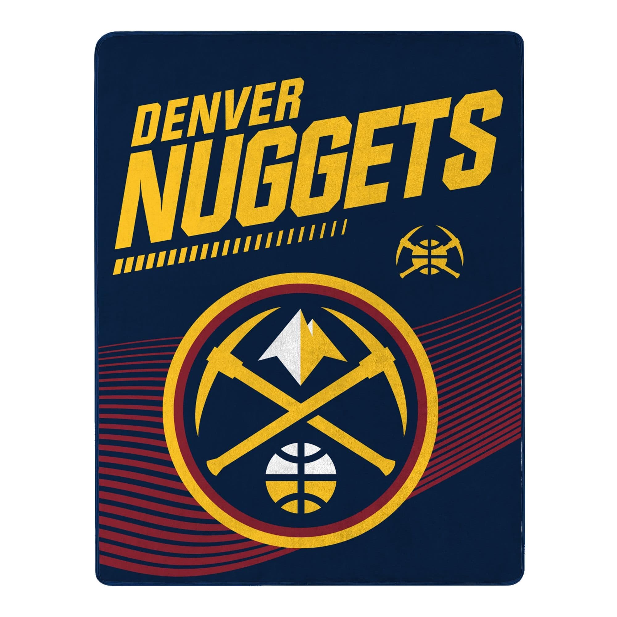 Sweet Home Collection - NBA Denver Nuggets 60" x 80" Raschel Throw Blanket - Blue