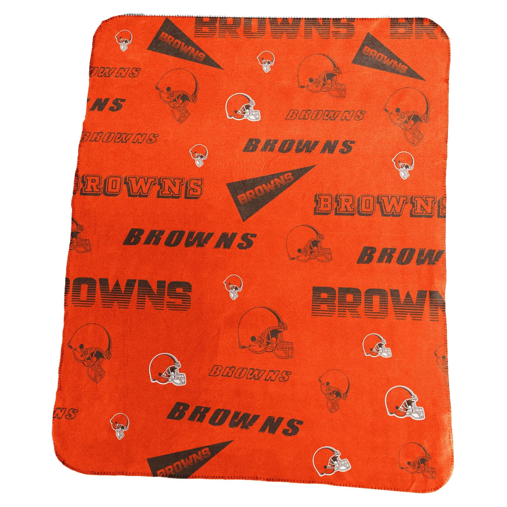 Logo Brands - Cleveland Browns 50" x 60" Classic Fleece Blanket - Multicolor