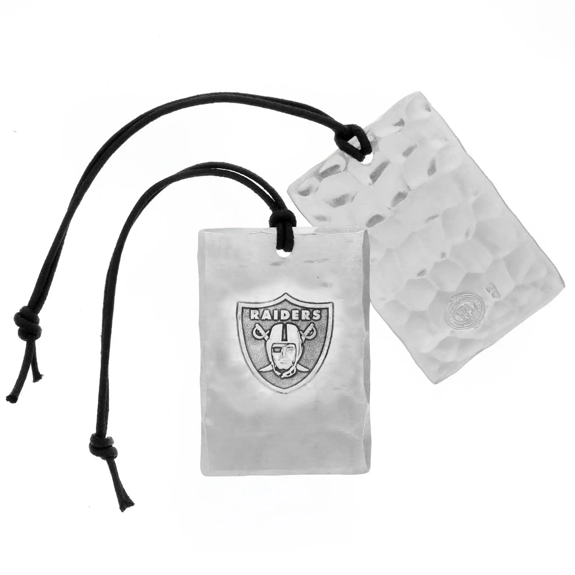 Wendell August Forge - Las Vegas Raiders Bag Tag - Silver