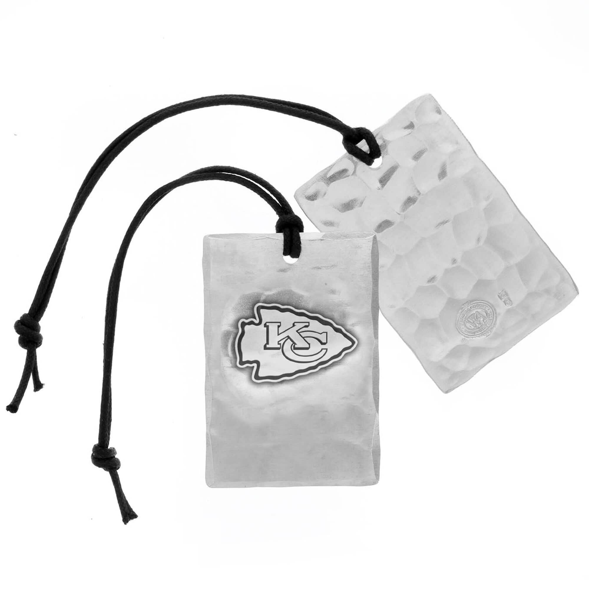 Wendell August Forge - Kansas City Chiefs Bag Tag - Silver