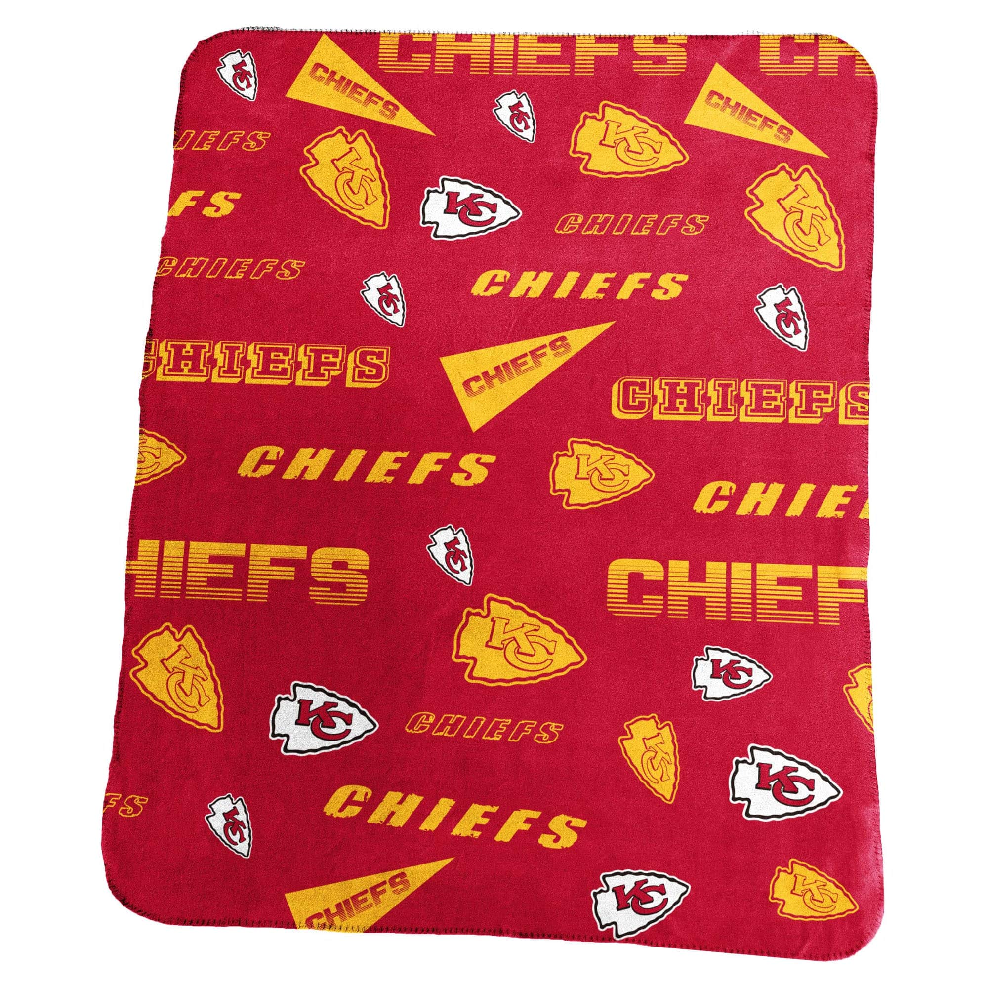 Logo Brands - Kansas City Chiefs 50" x 60" Classic Fleece Blanket - Multicolor