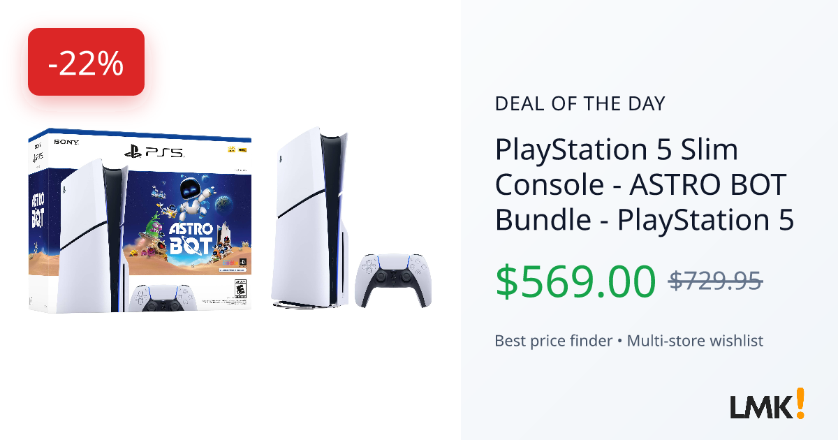 PlayStation 5 Slim Console - ASTRO BOT Bundle - PlayStati... | LMK.today